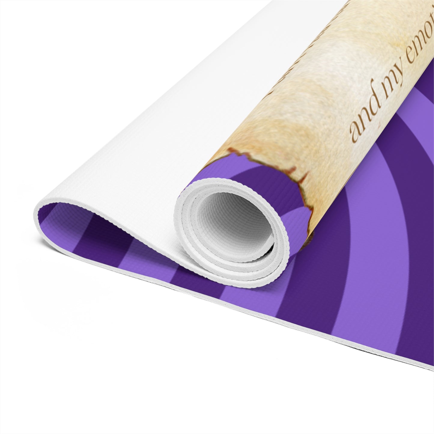 Purple Meditation Zodiac Cancer Foam Yoga Mat