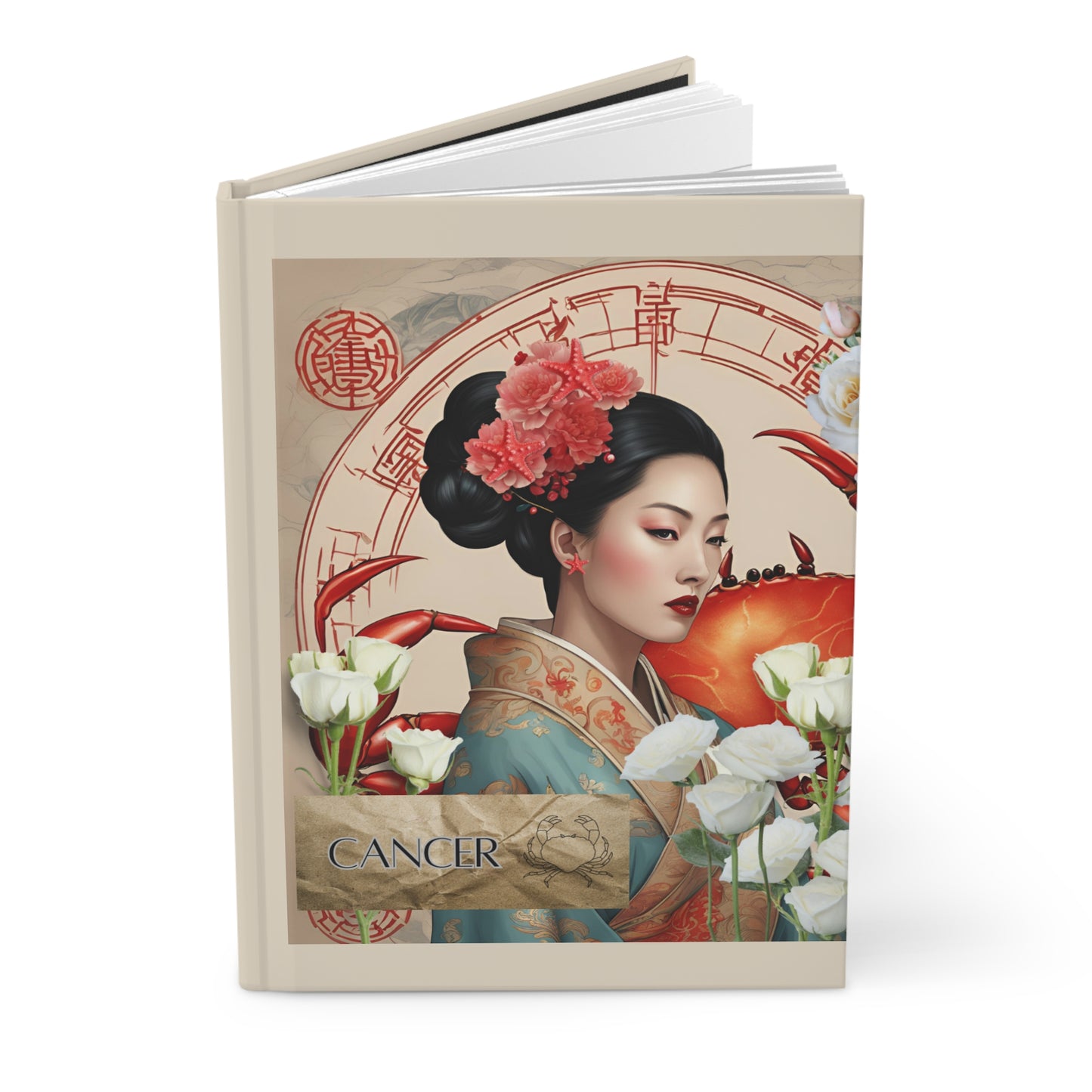 Zodiac Cancer Hardcover Journal Matte