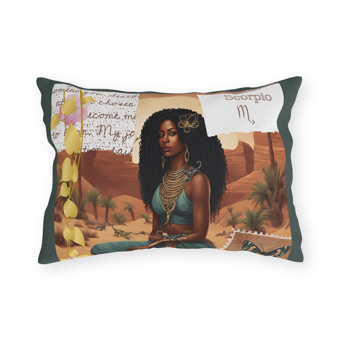 Outdoor Pillow - Scorpio Zodiac Sign