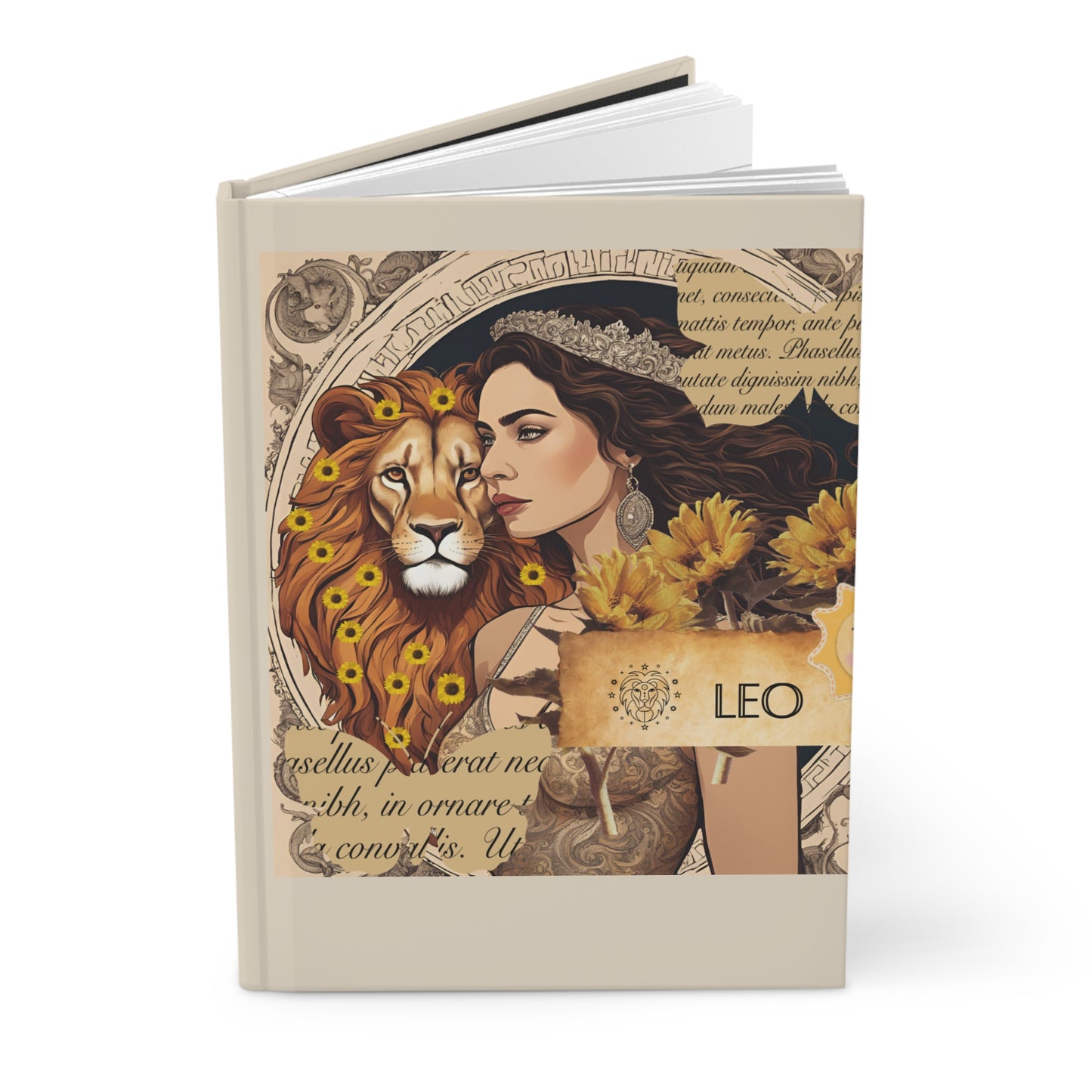 Zodiac Leo Hardcover Journal Matte
