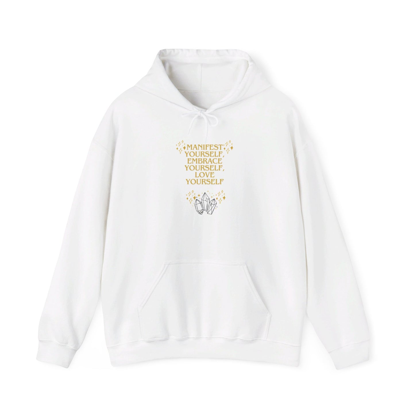 Manifest, Embrace, Love - Unisex Heavy Blend™ Hooded Sweatshirt