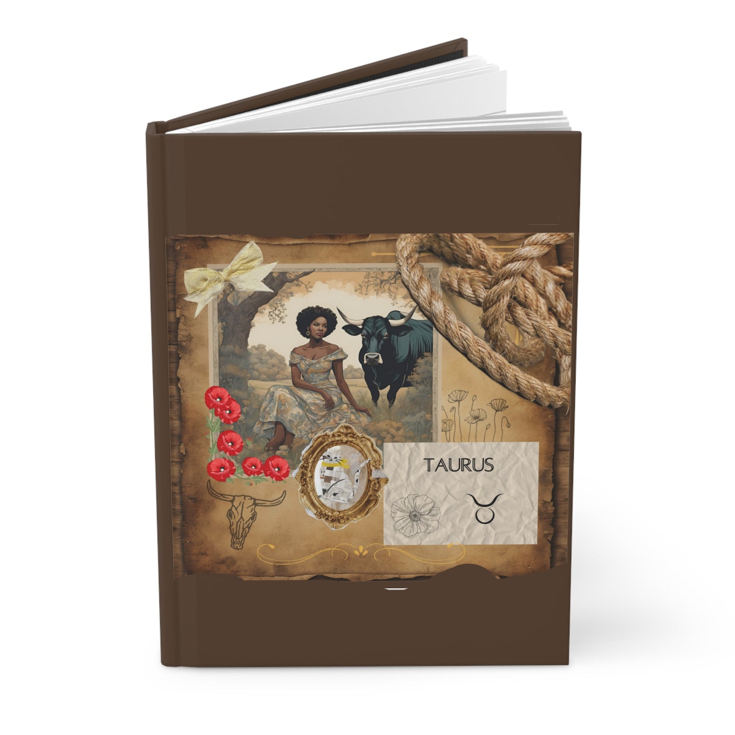 Zodiac Taurus Hardcover Journal Matte