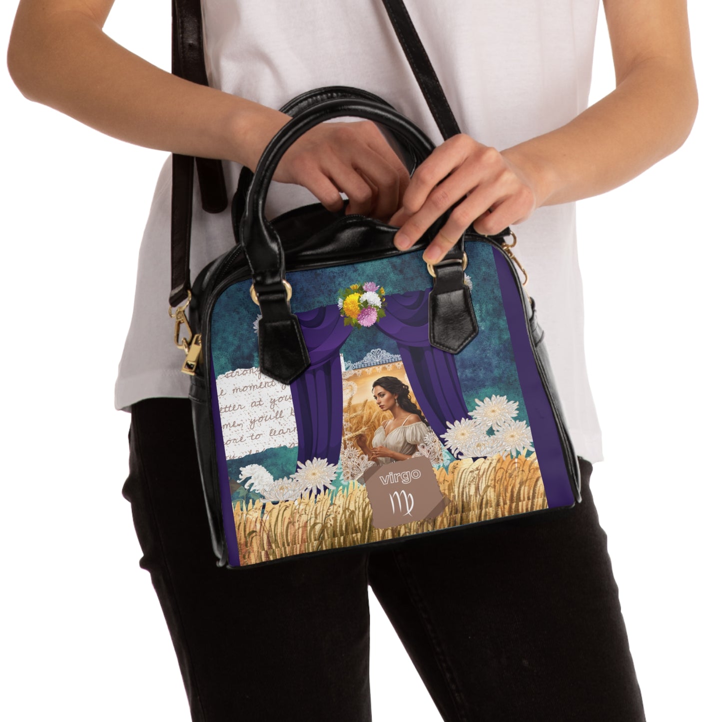 Zodiac Virgo Shoulder Handbag