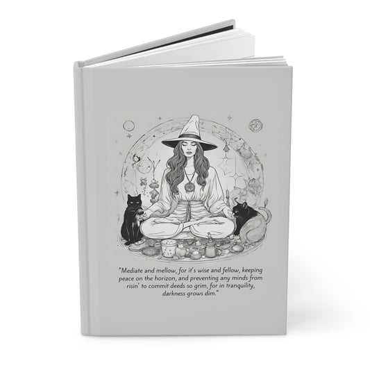 Mediate and Mellow Hardcover Journal Matte