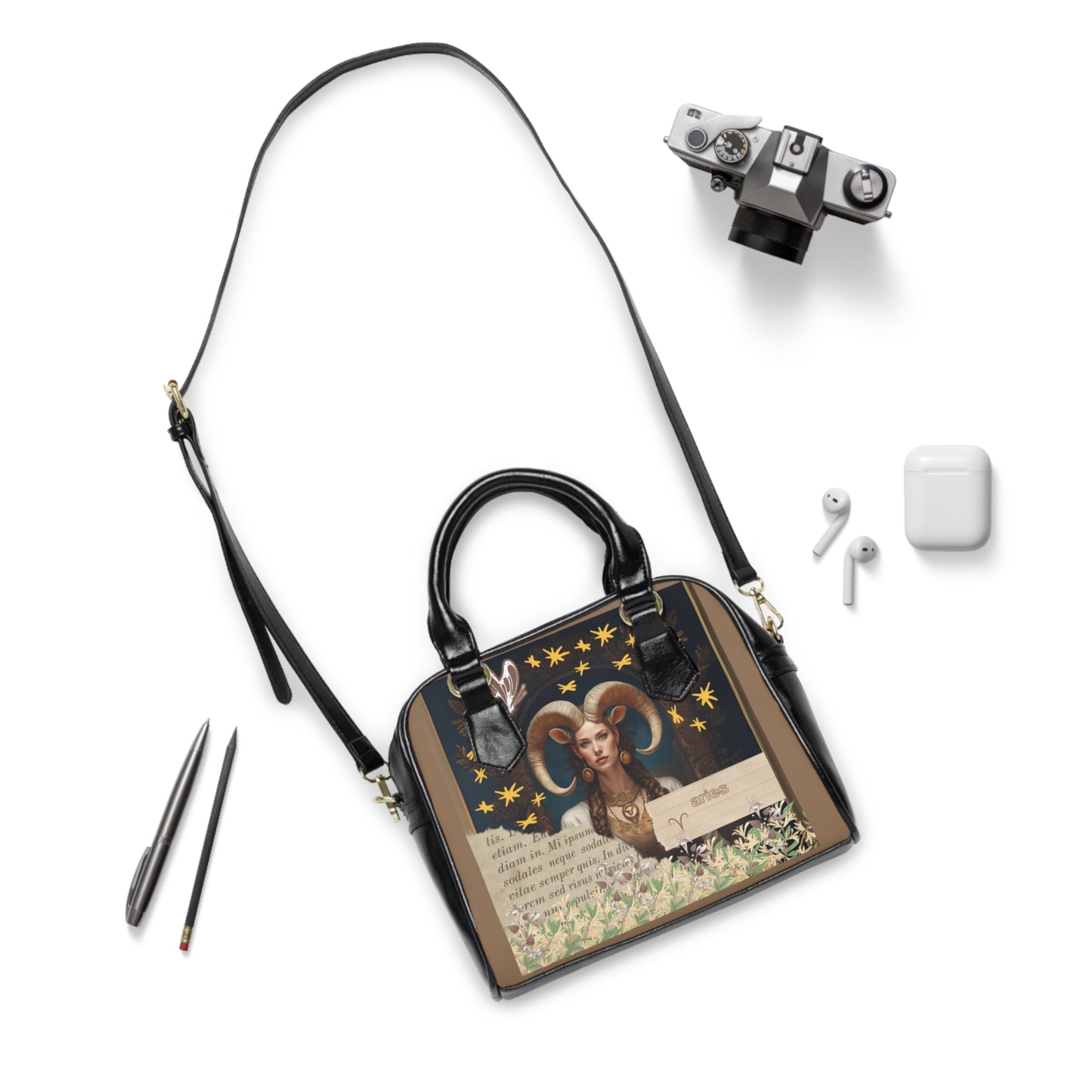 Zodiac Aries Shoulder Handbag