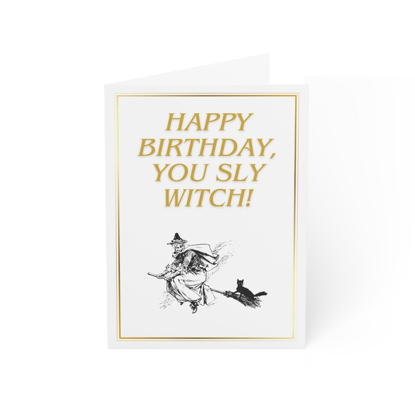 Sly Witch Birthday Greeting Cards (1, 10, 30, and 50pcs)