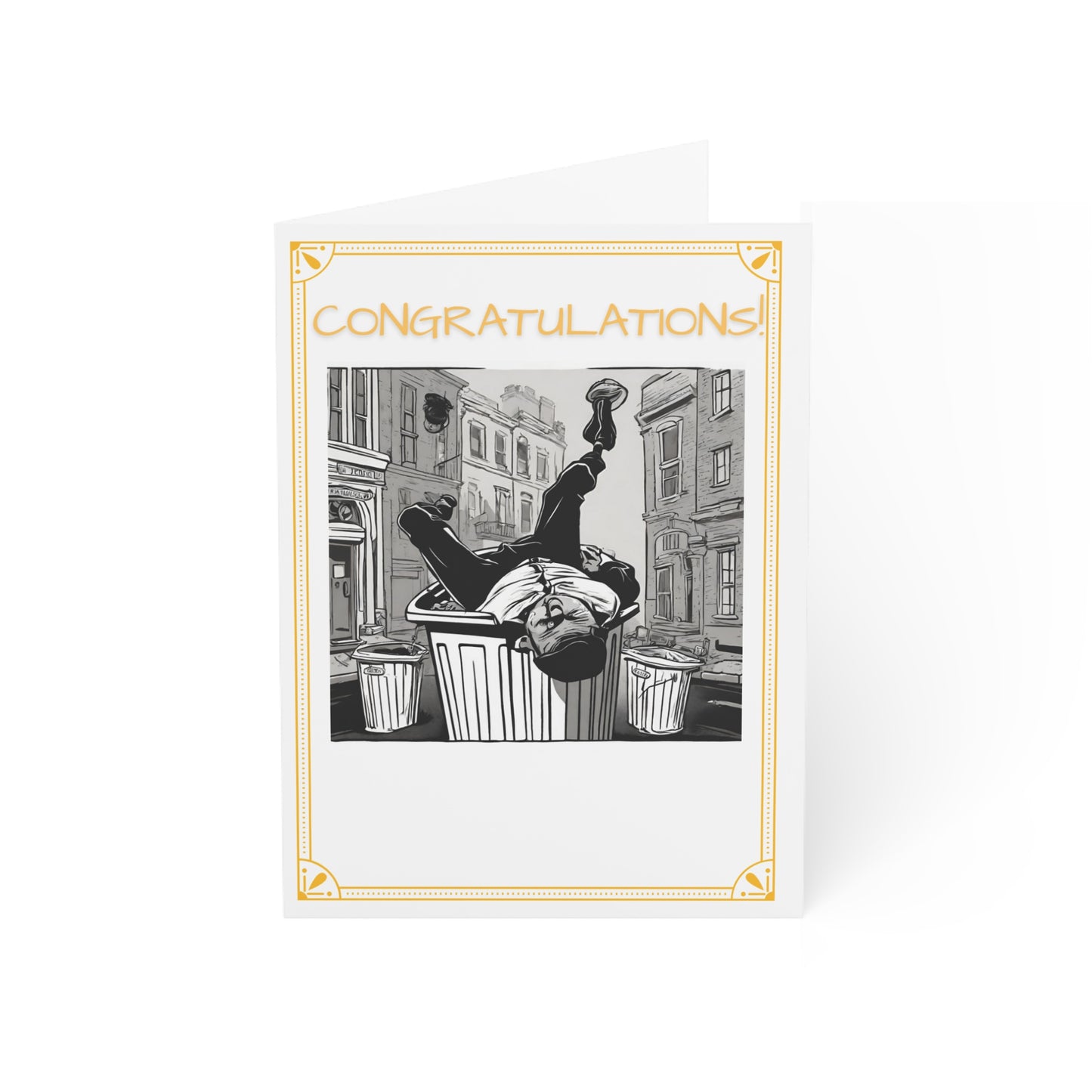 Congratulations on Divorce - Take Out The Trash - Greeting Cards (1, 10, 30, and 50pcs)