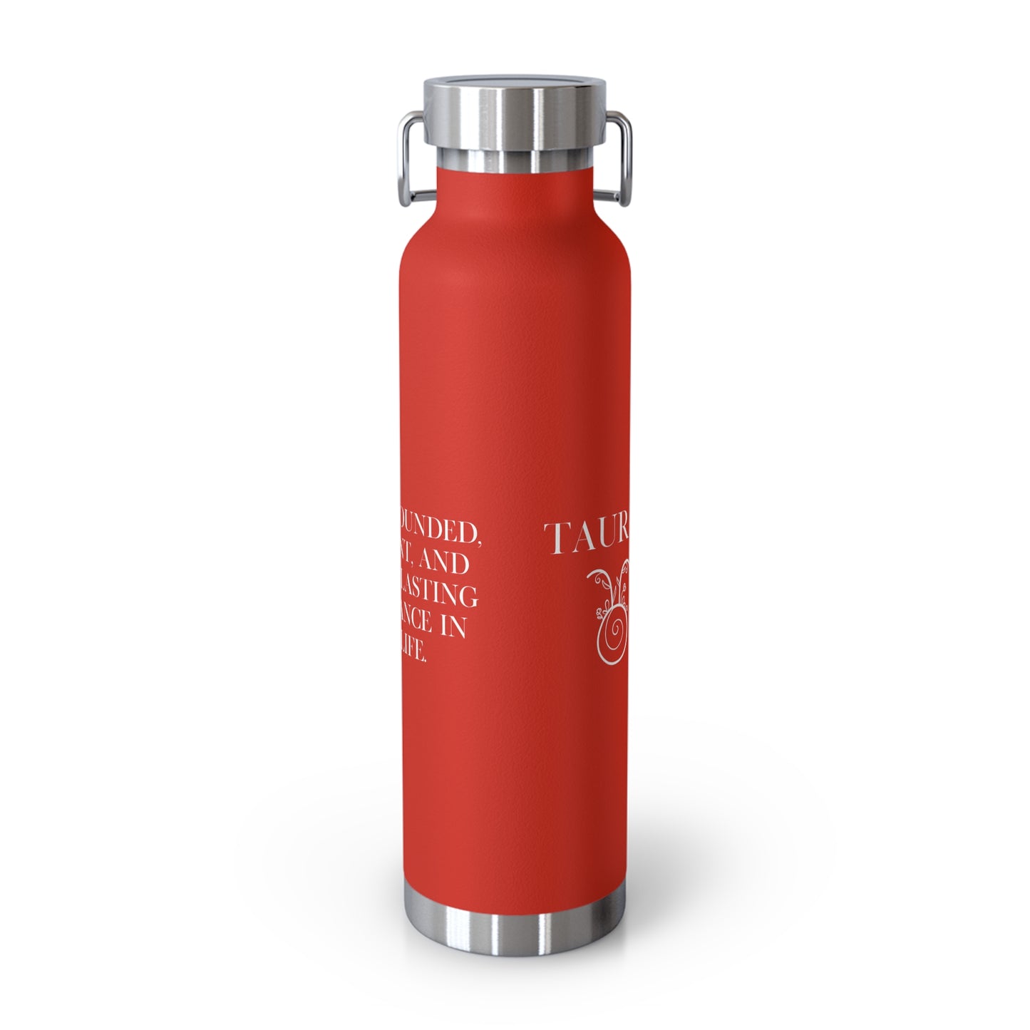 Zodiac Taurus Copper Vacuum Insulated Bottle, 22oz