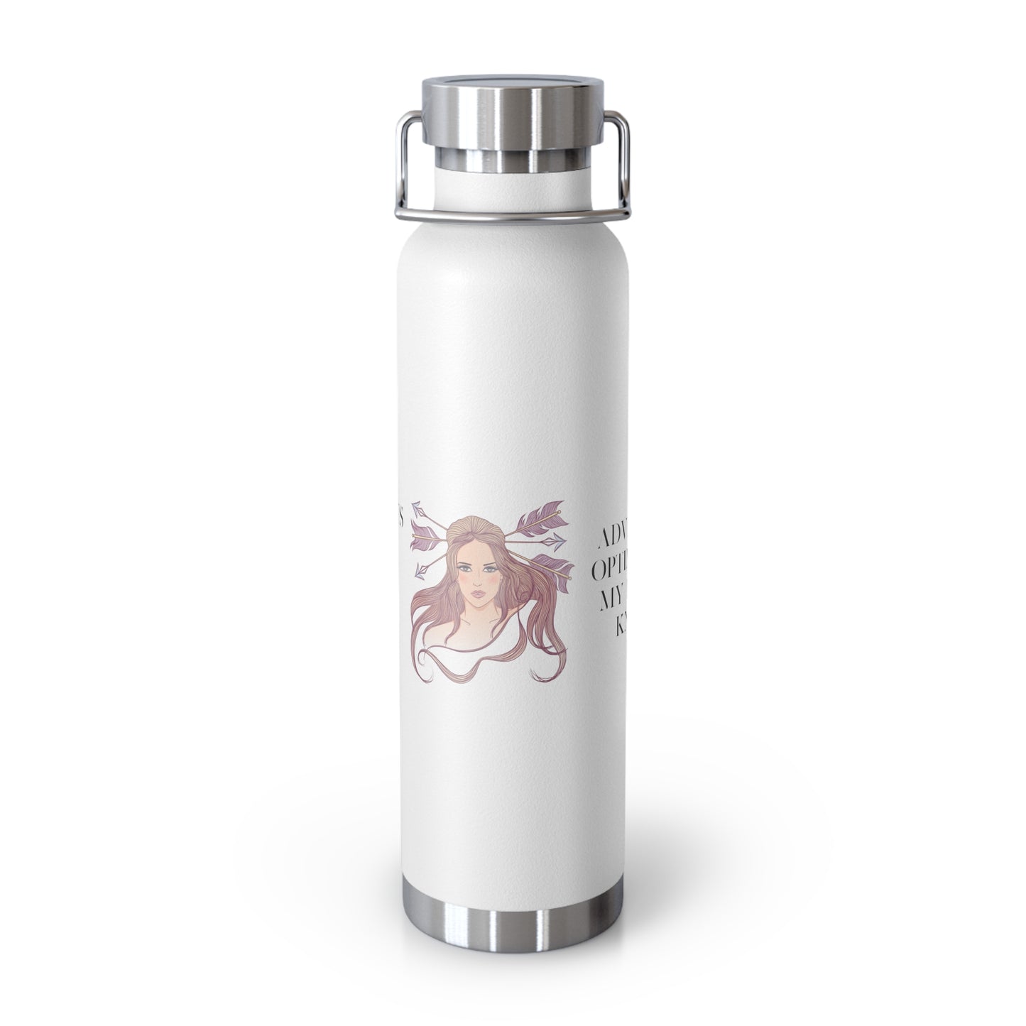 Zodiac Sagittarius Copper Vacuum Insulated Bottle, 22oz