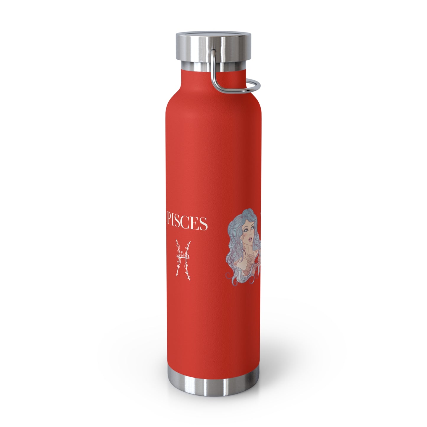 Zodiac Pisces Copper Vacuum Insulated Bottle, 22oz