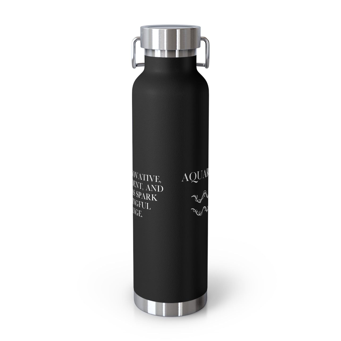 Zodiac Aquarius Copper Vacuum Insulated Bottle, 22oz