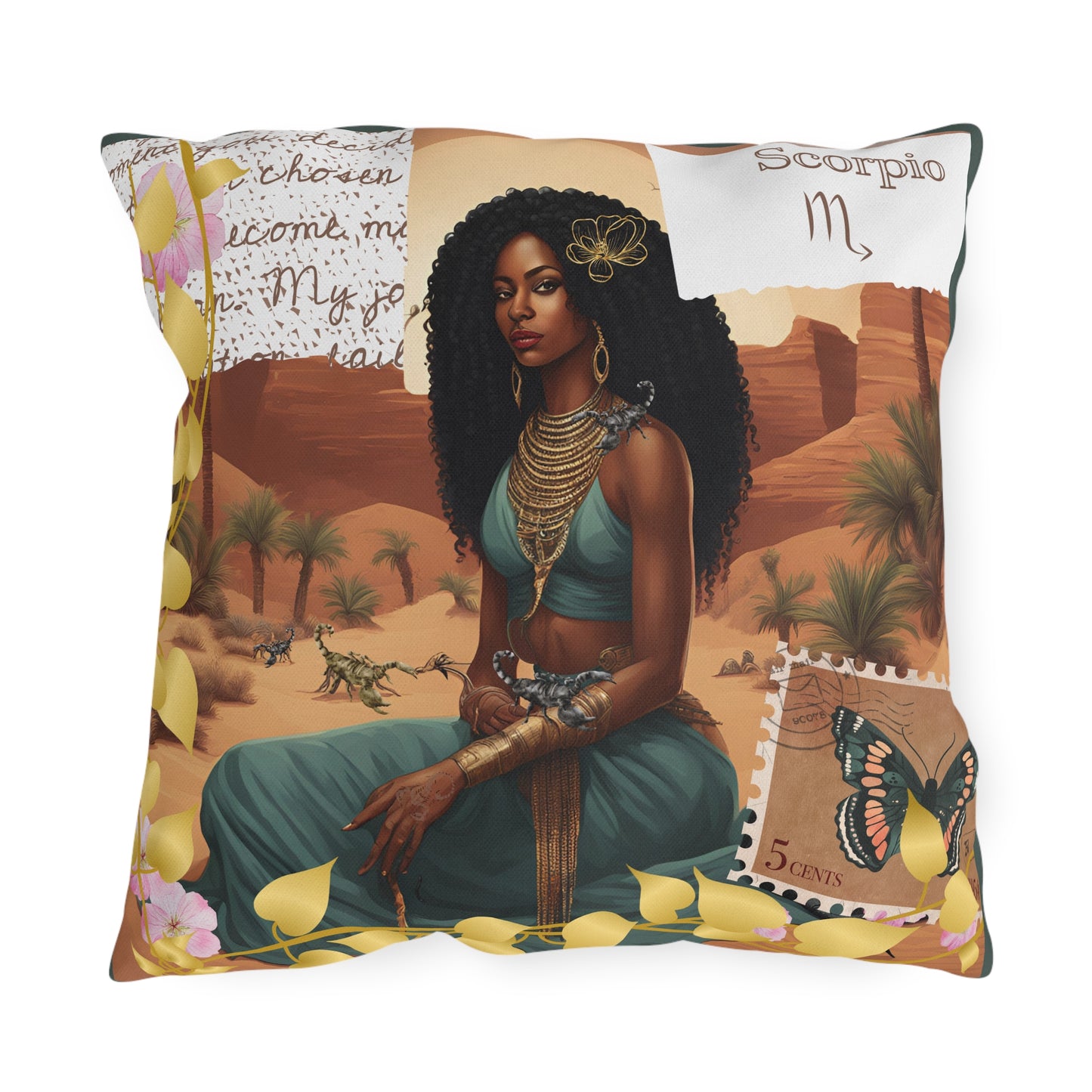 Outdoor Pillow - Scorpio Zodiac Sign