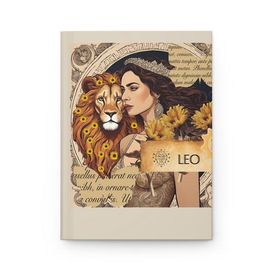 Zodiac Leo Hardcover Journal Matte