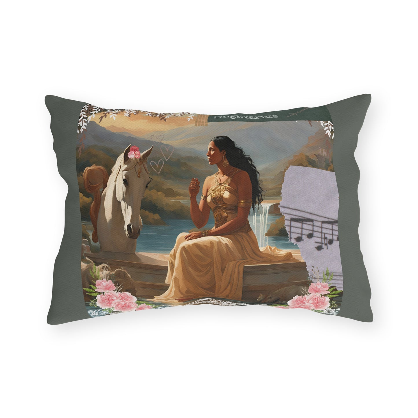 Outdoor Pillow - Sagittarius Zodiac Sign