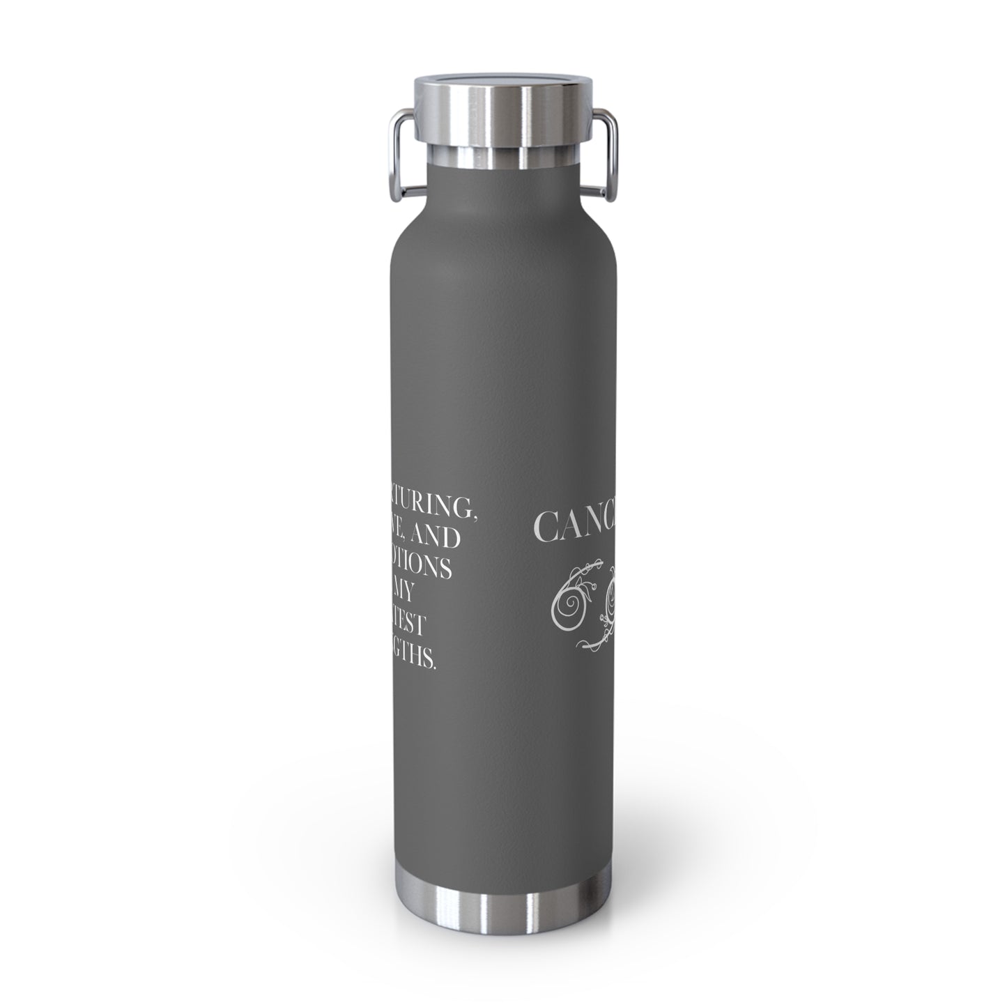 Zodiac Cancer Copper Vacuum Insulated Bottle, 22oz