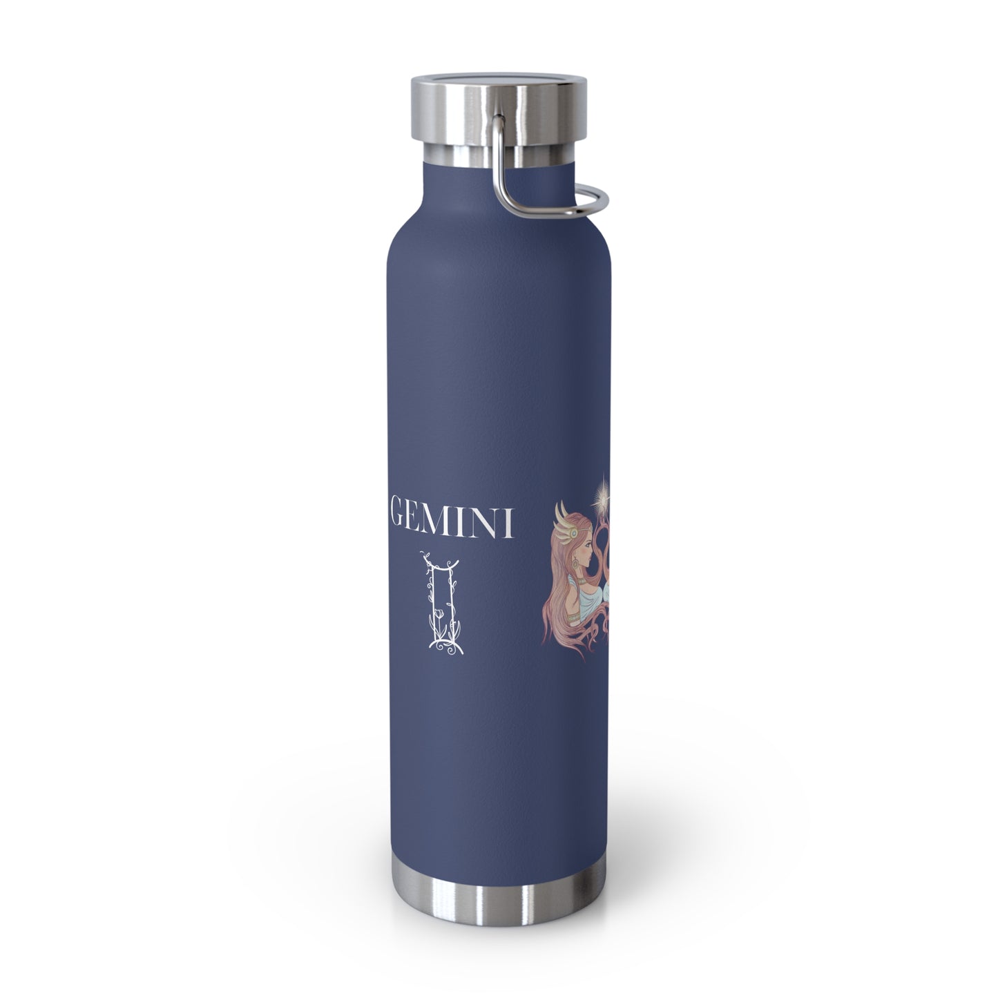 Zodiac Gemini Copper Vacuum Insulated Bottle, 22oz