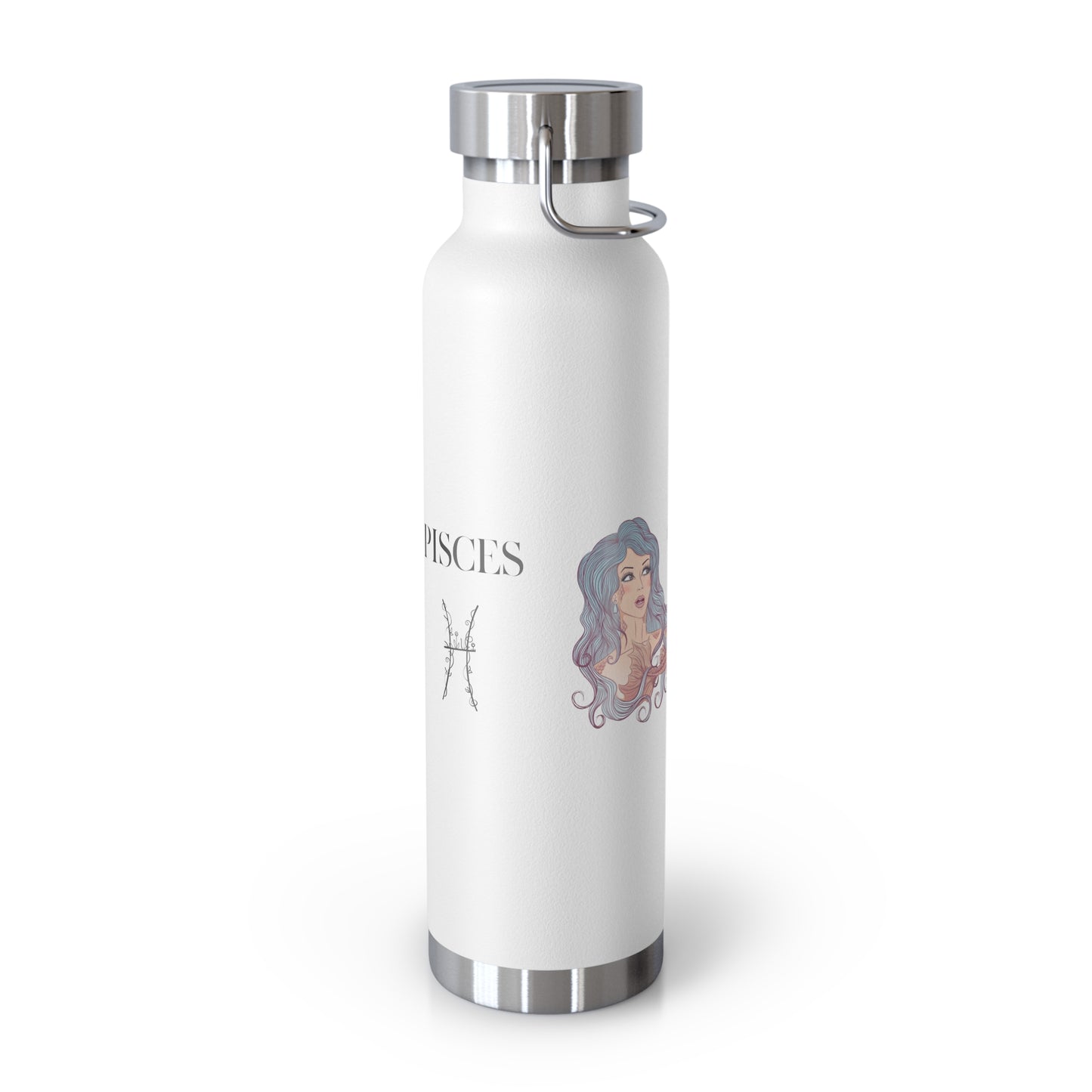 Zodiac Pisces Copper Vacuum Insulated Bottle, 22oz