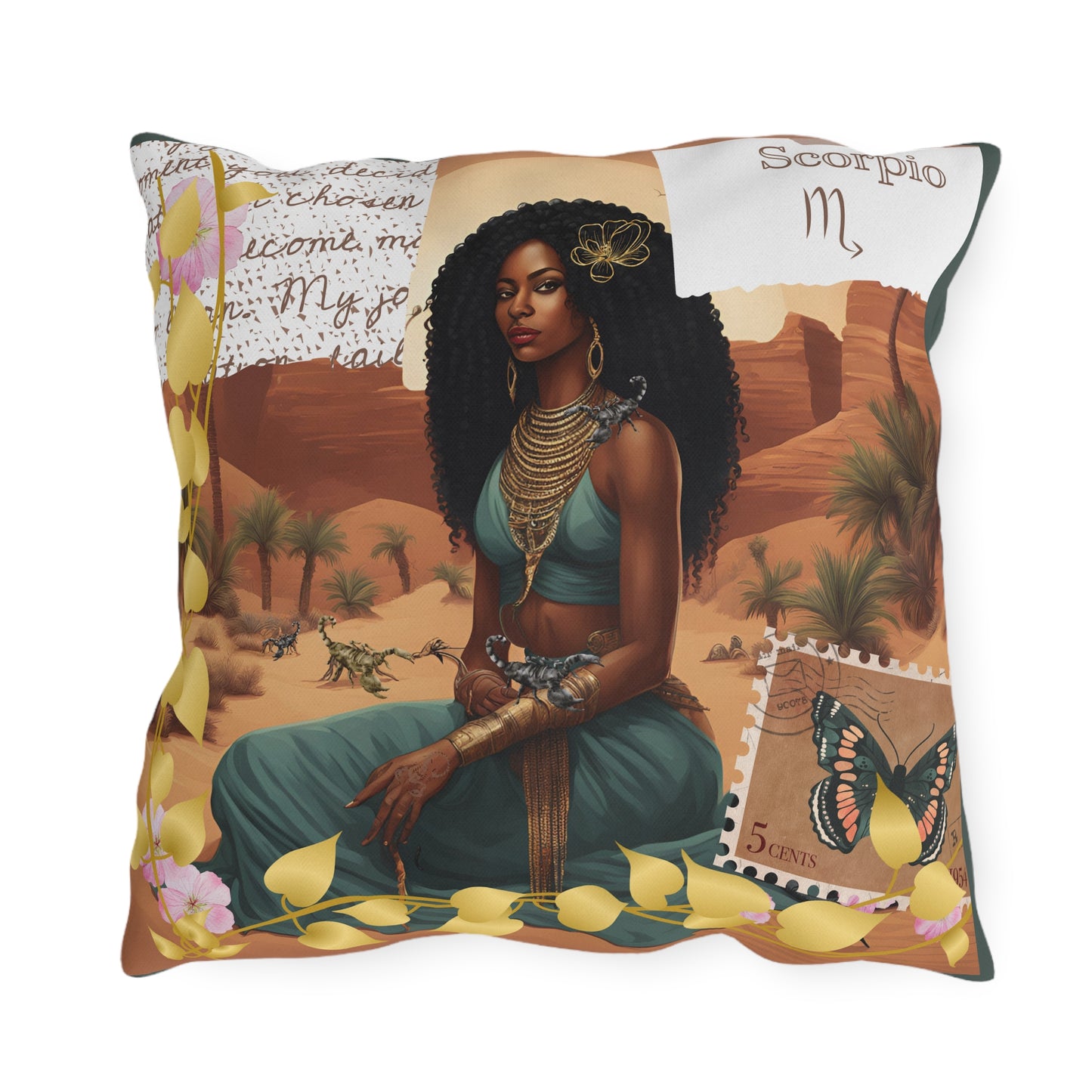 Outdoor Pillow - Scorpio Zodiac Sign