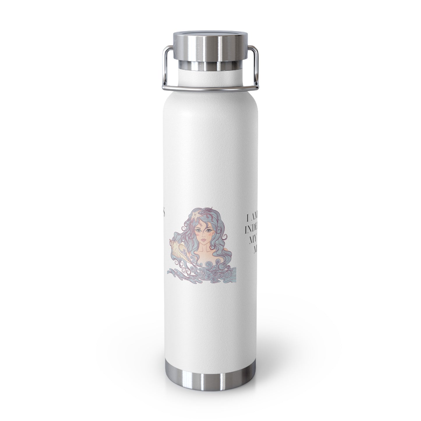 Zodiac Aquarius Copper Vacuum Insulated Bottle, 22oz