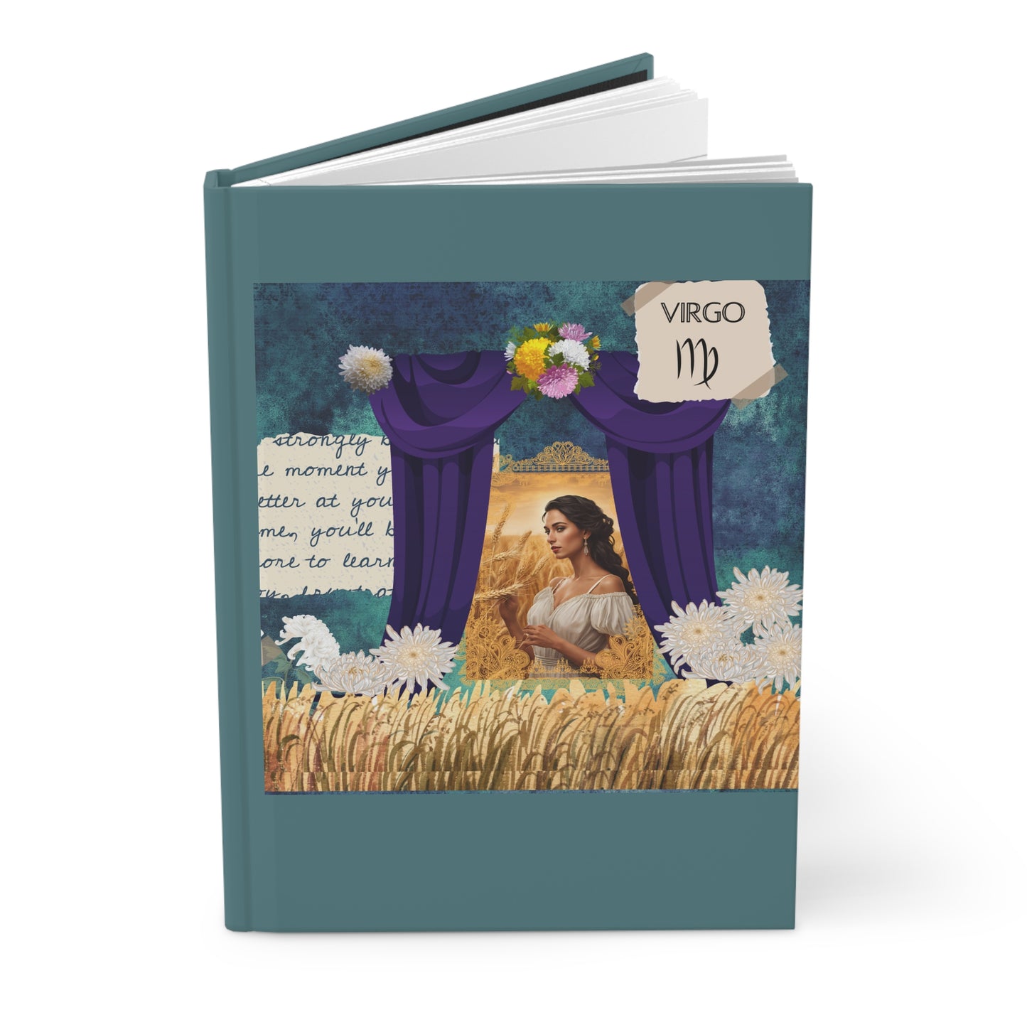 Zodiac Virgo Hardcover Journal Matte