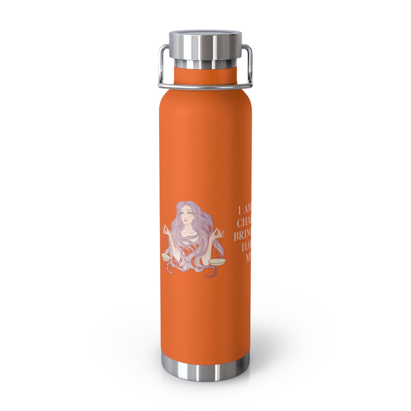 Zodiac Libra Copper Vacuum Insulated Bottle, 22oz