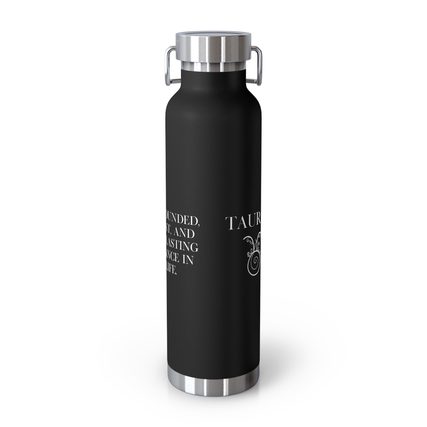 Zodiac Taurus Copper Vacuum Insulated Bottle, 22oz