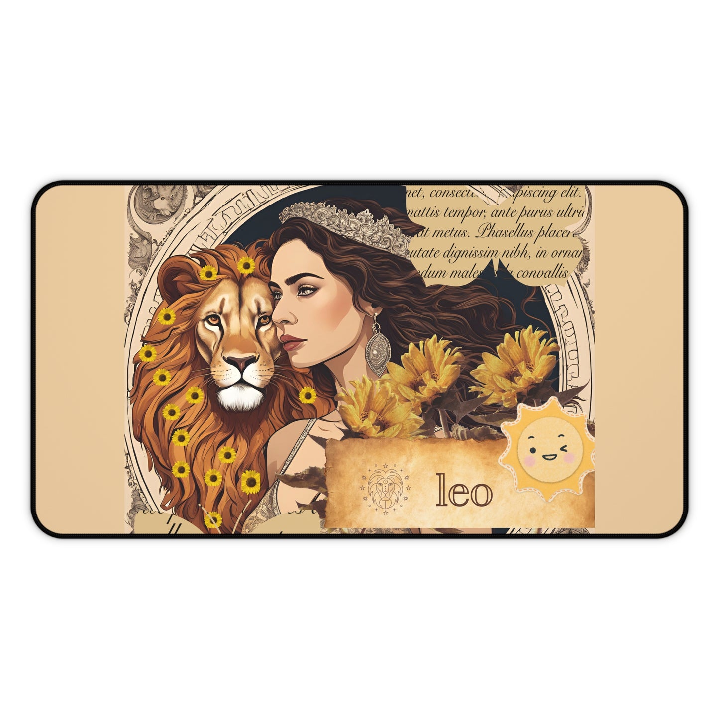 Zodiac Leo Desk Mat