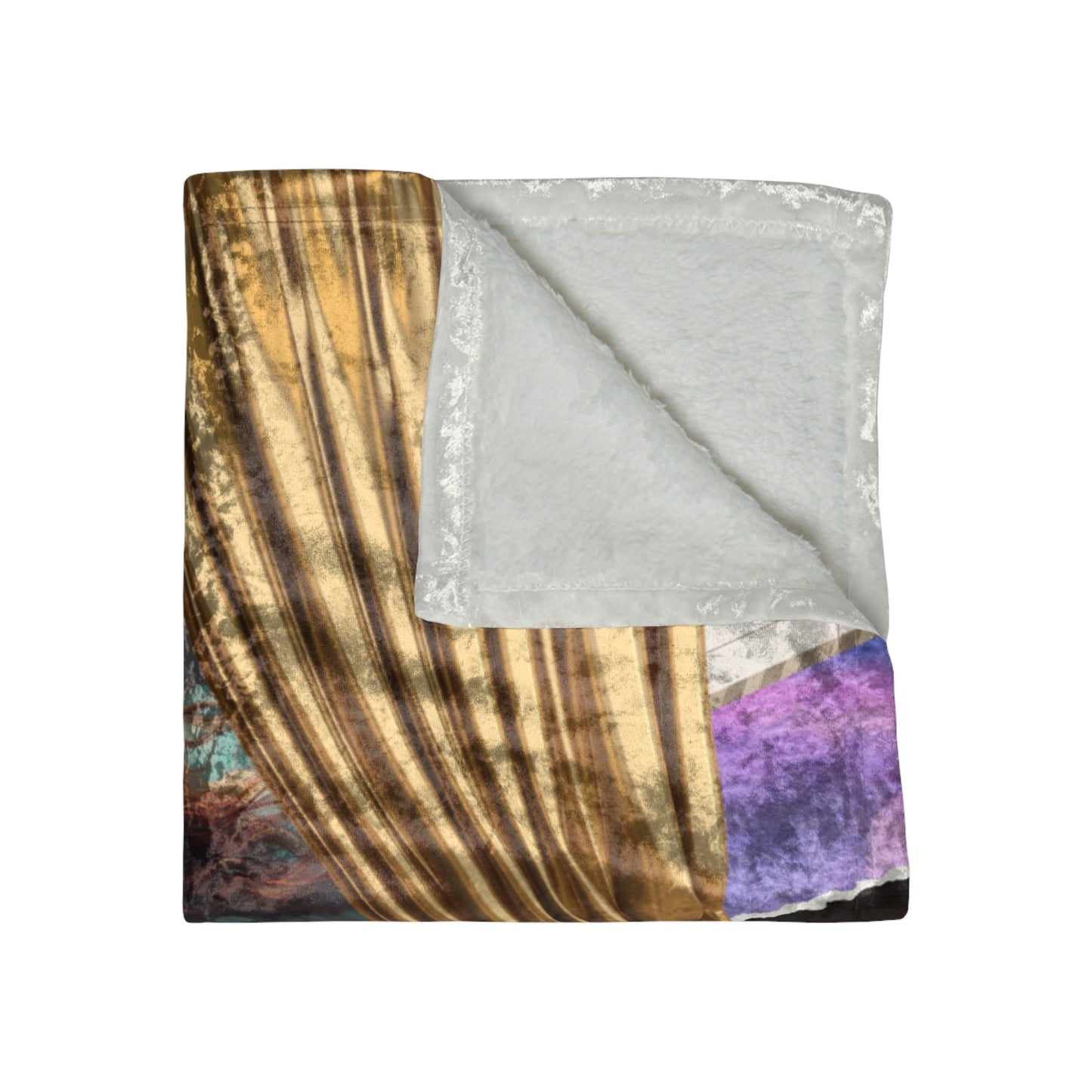 Zodiac Capricorn Luxury Crushed Velvet Blanket