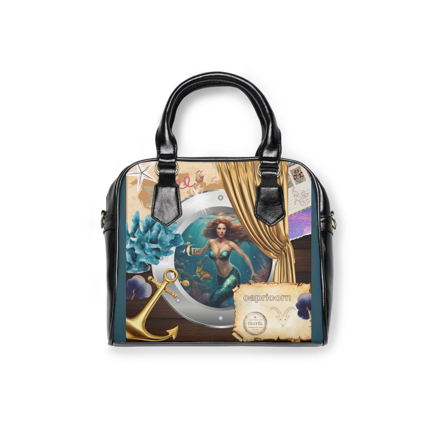 Zodiac Capricorn Shoulder Handbag