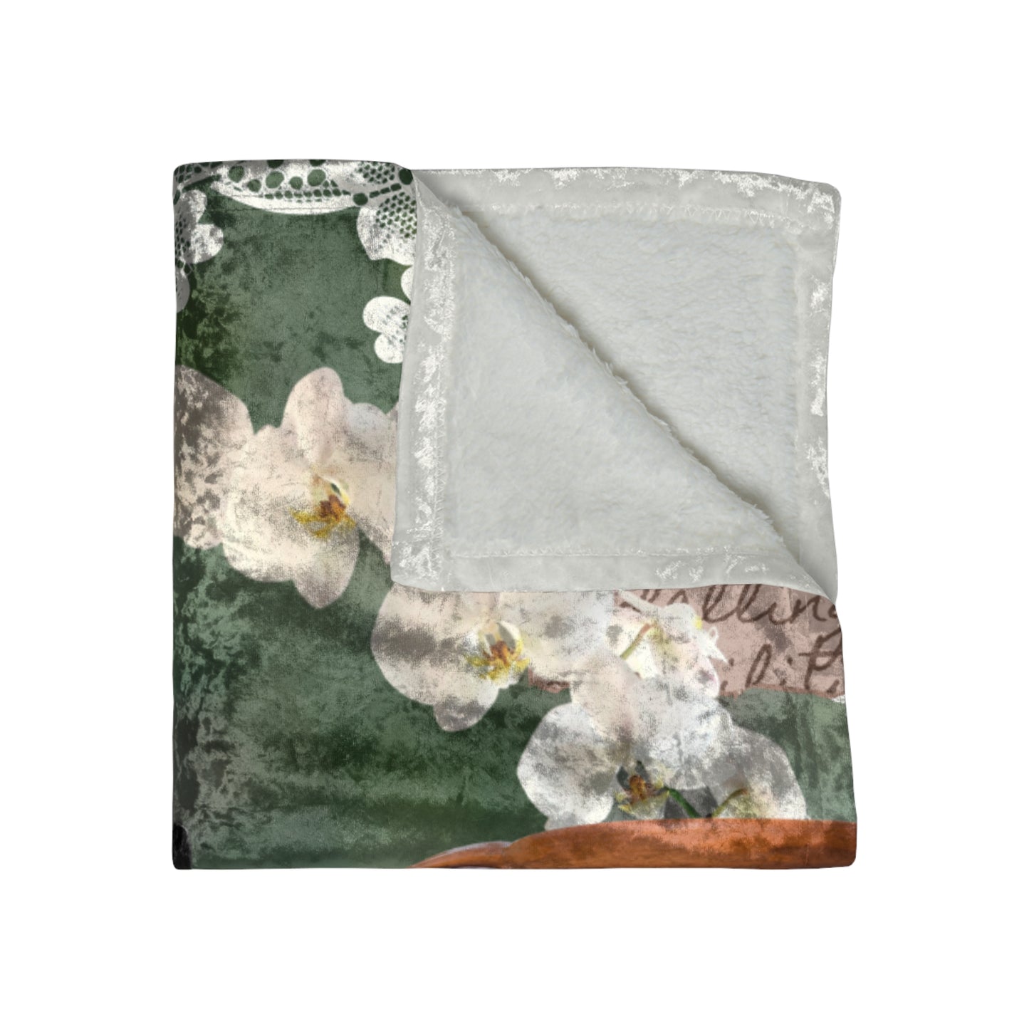 Zodiac Aquarius Luxury Crushed Velvet Blanket