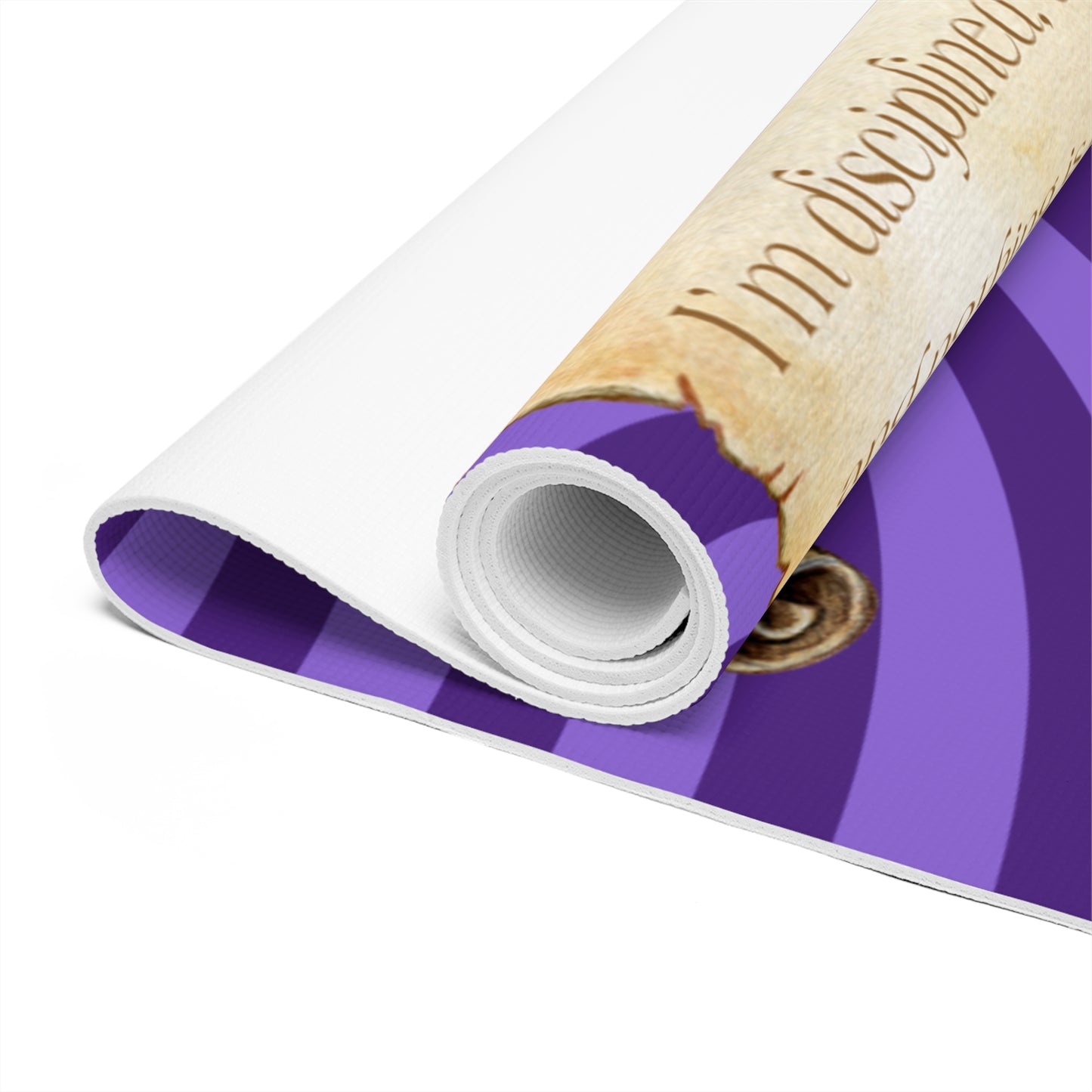 Purple Meditation Zodiac Capricorn Foam Yoga Mat