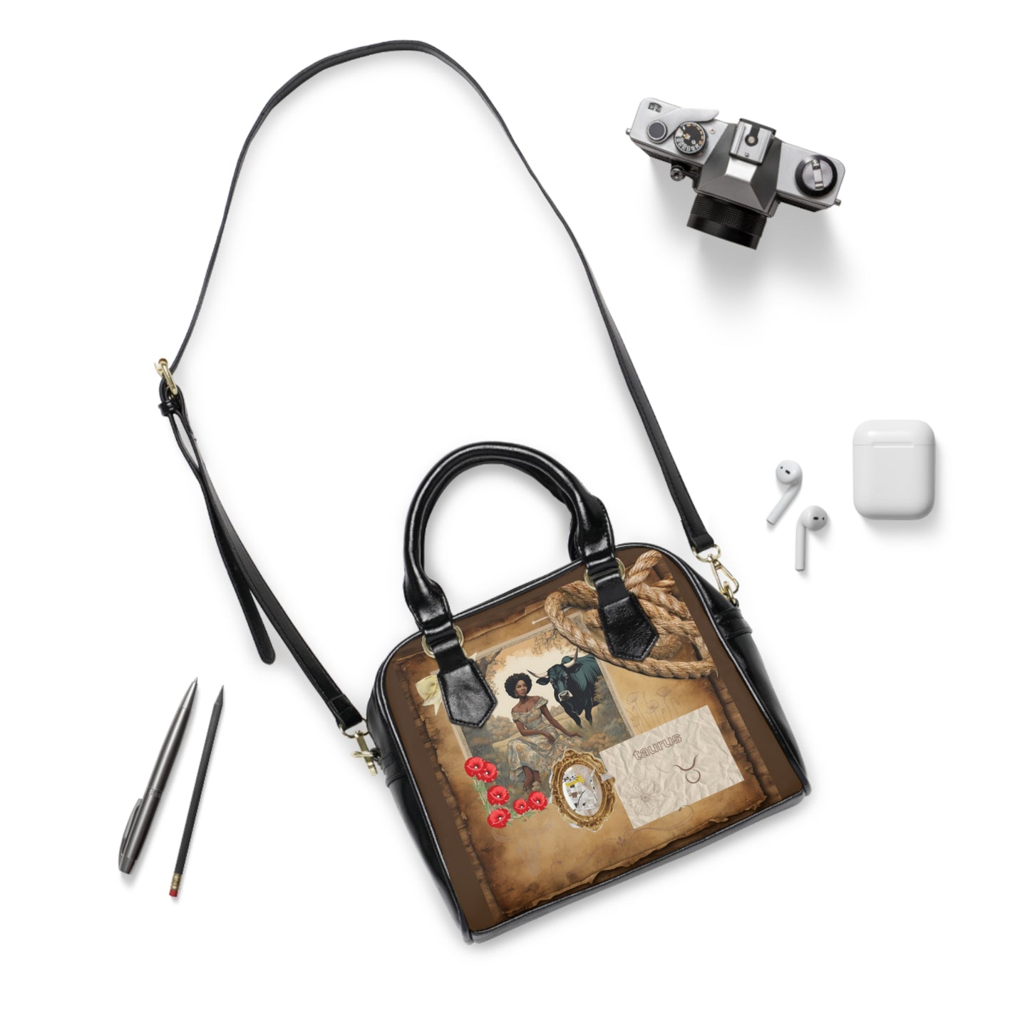 Zodiac Taurus Shoulder Handbag