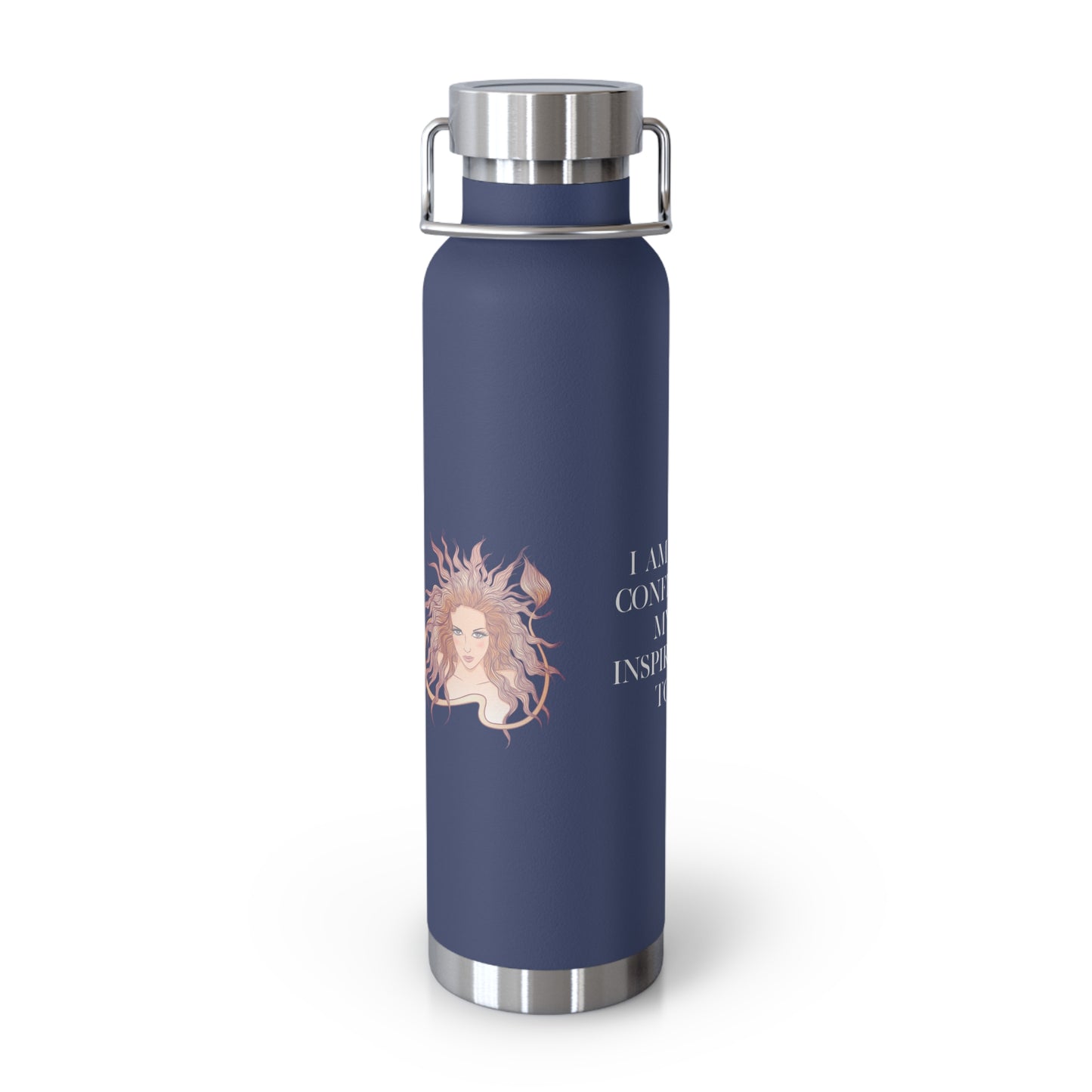 Zodiac Leo Copper Vacuum Insulated Bottle, 22oz