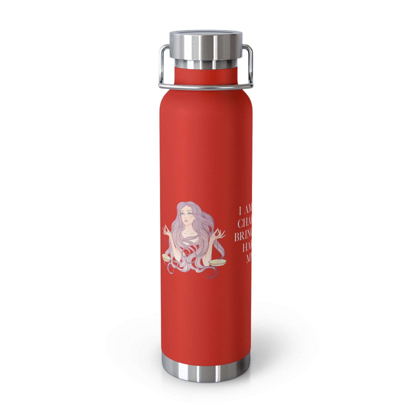 Zodiac Libra Copper Vacuum Insulated Bottle, 22oz