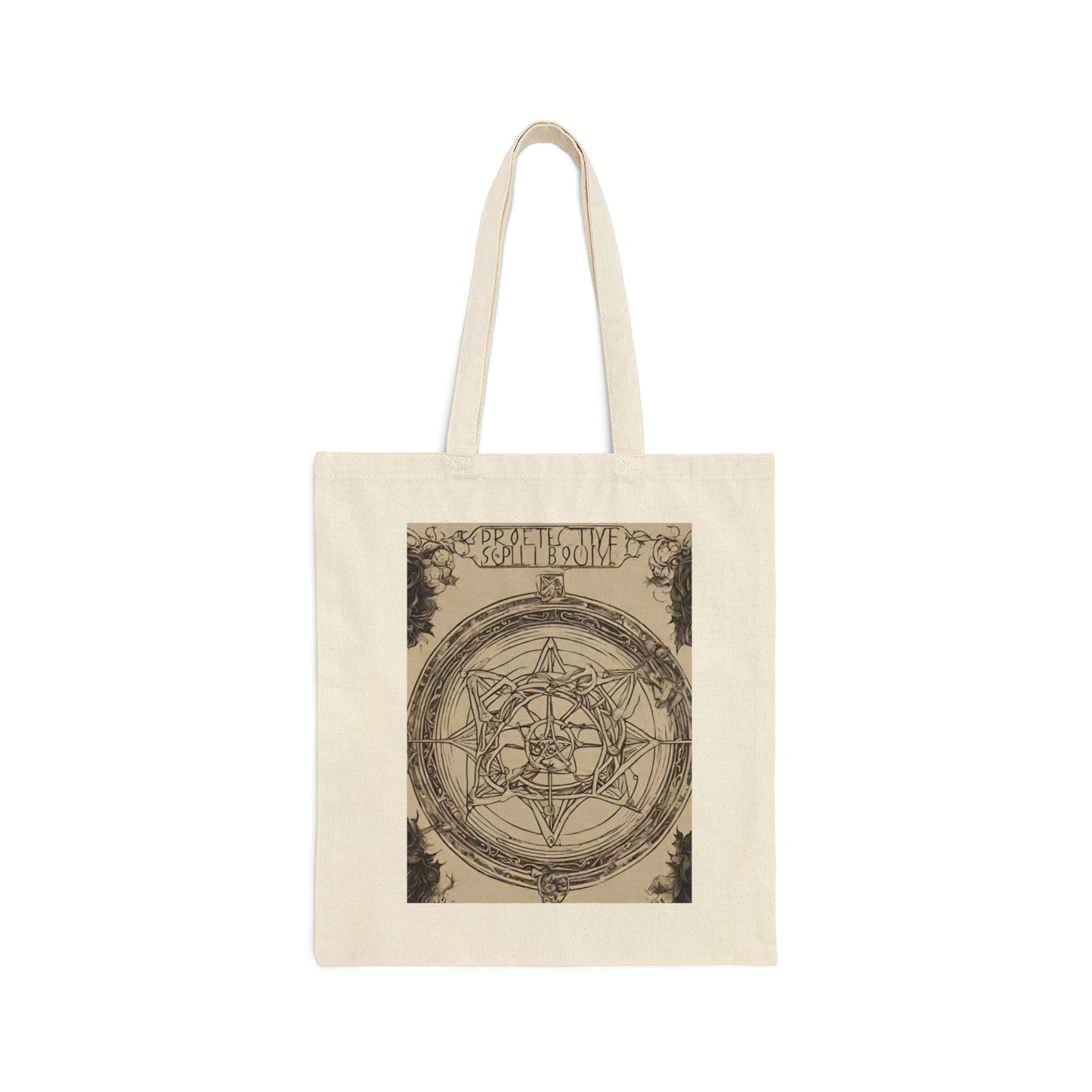 Protective Book - Cotton Canvas Tote Bag