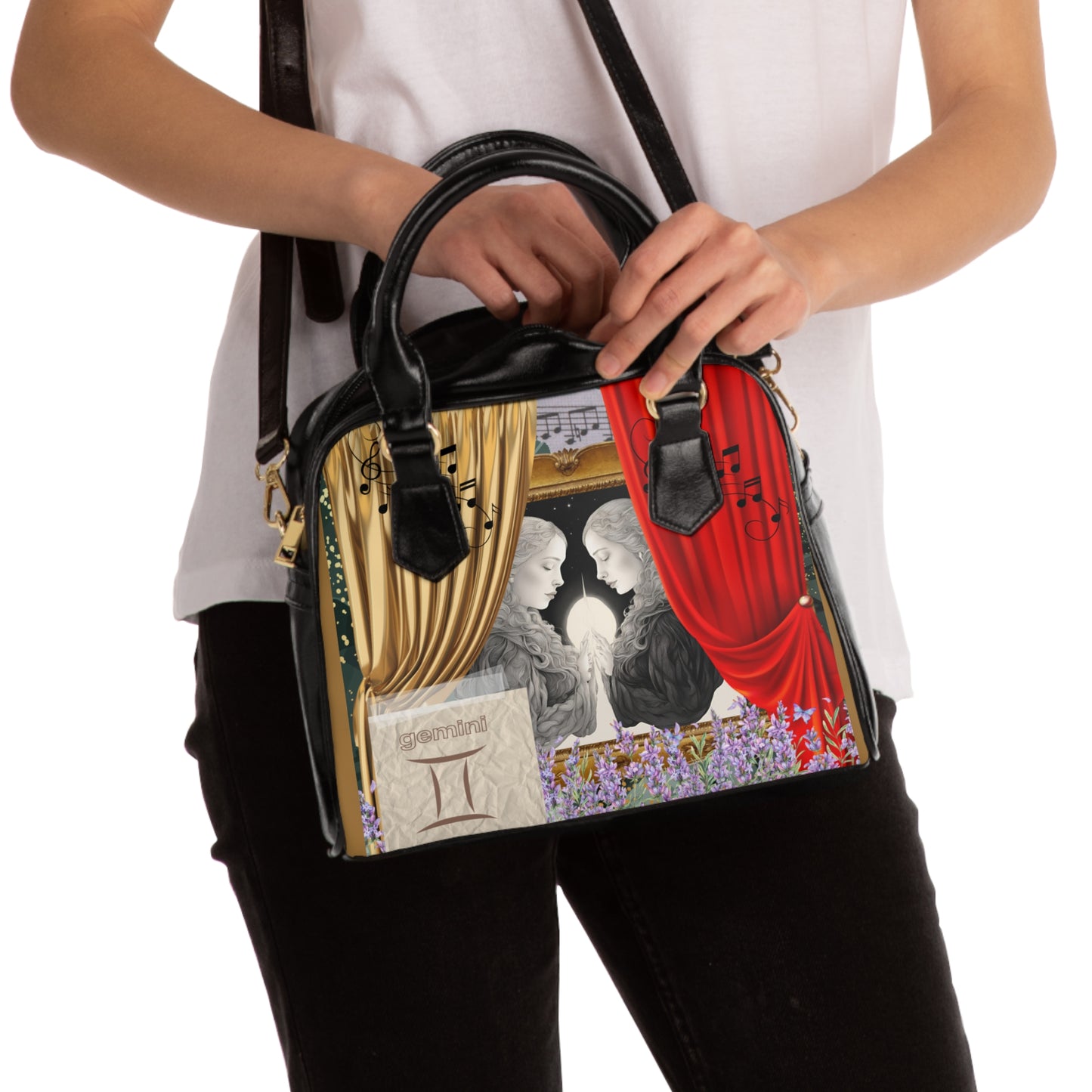 Zodiac Gemini Shoulder Handbag