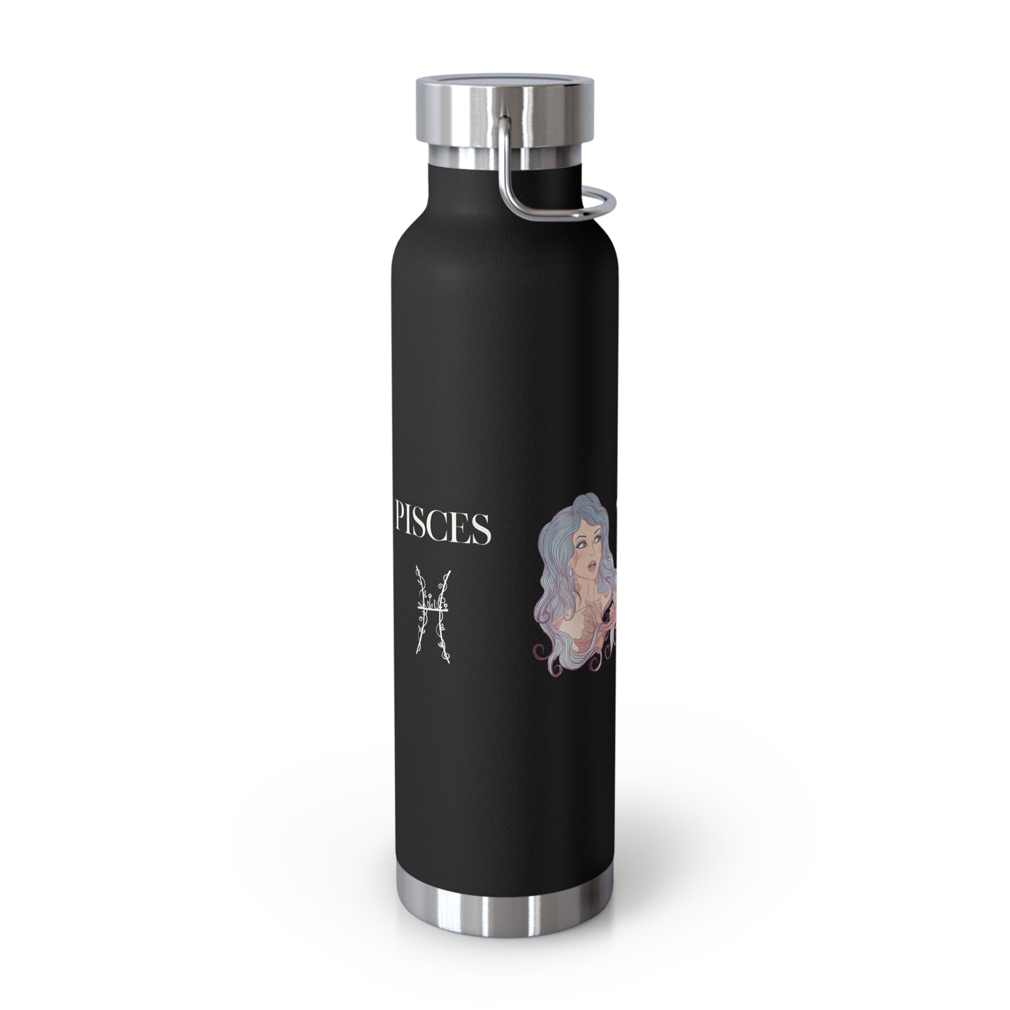 Zodiac Pisces Copper Vacuum Insulated Bottle, 22oz