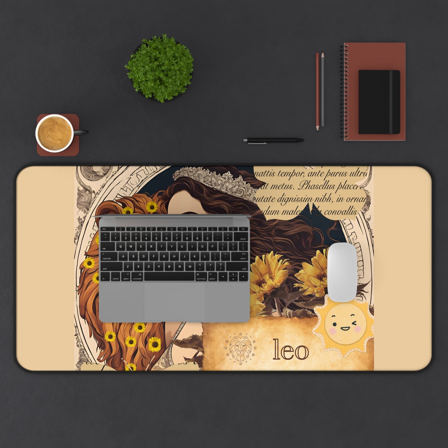 Zodiac Leo Desk Mat