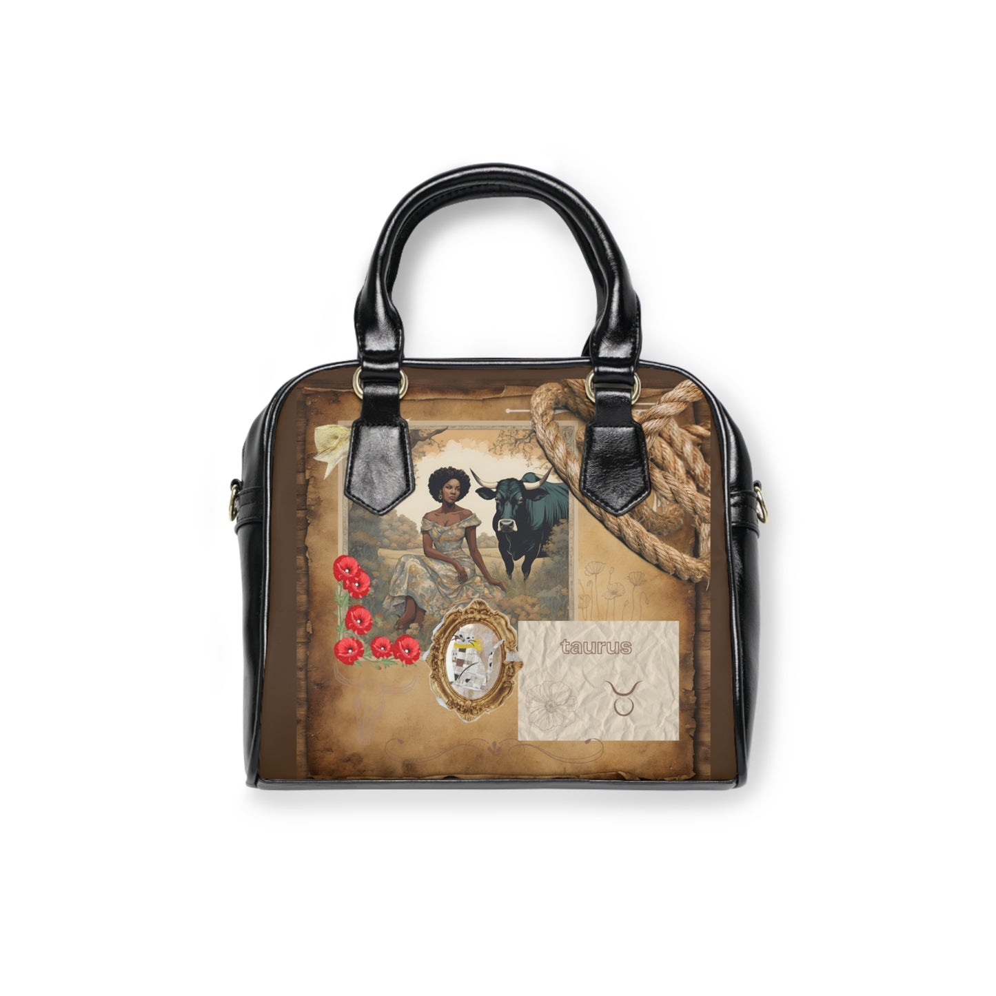 Zodiac Taurus Shoulder Handbag