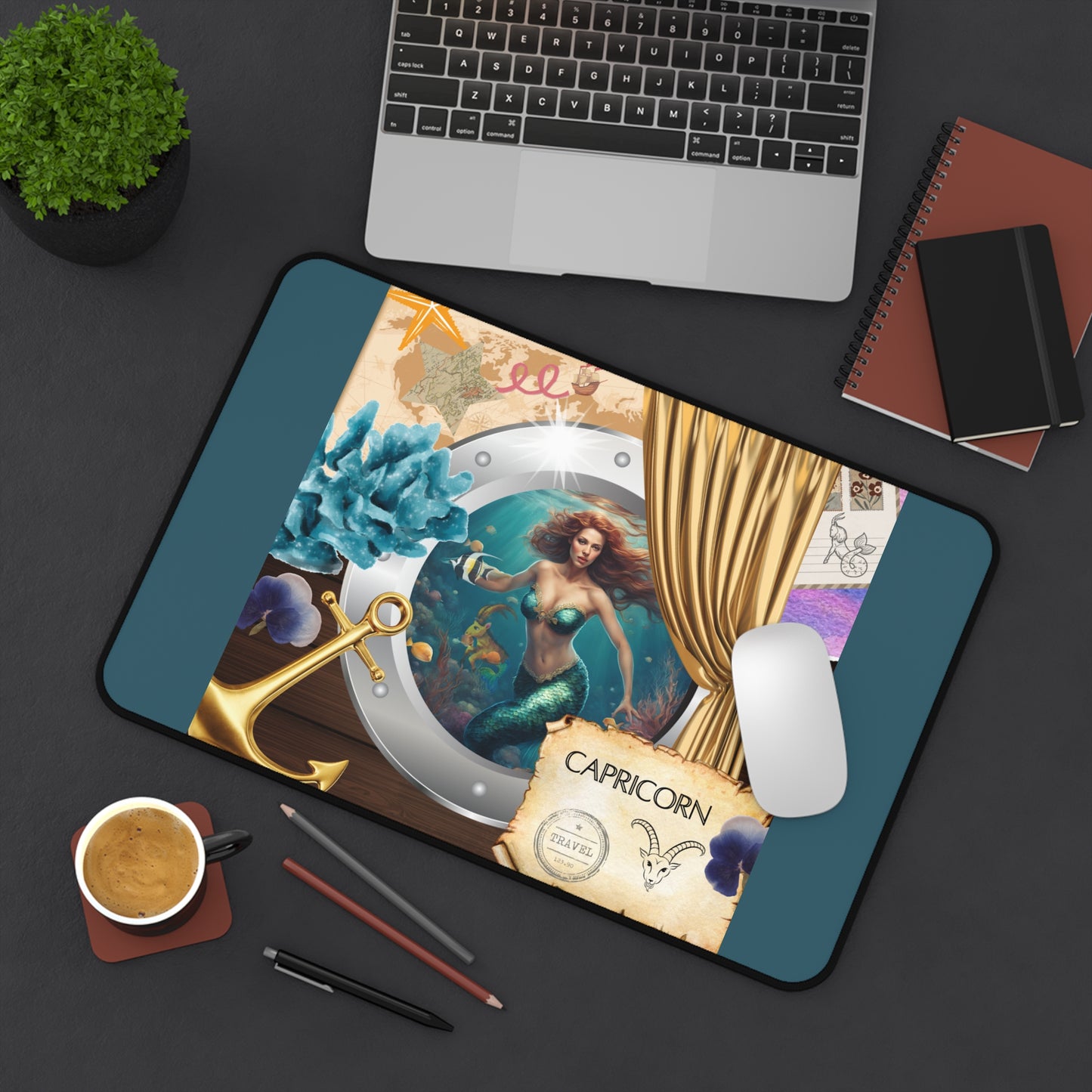 Zodiac Capricorn Desk Mat