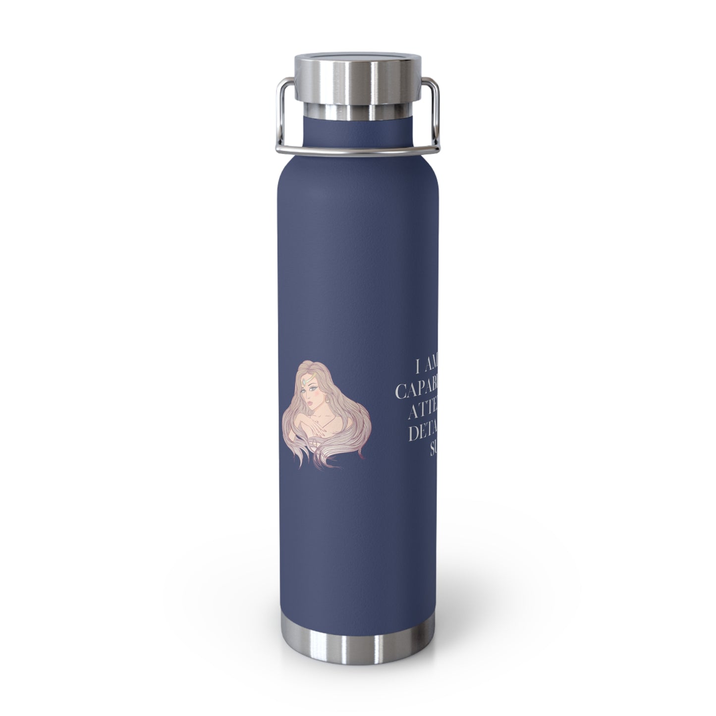 Zodiac Virgo Copper Vacuum Insulated Bottle, 22oz