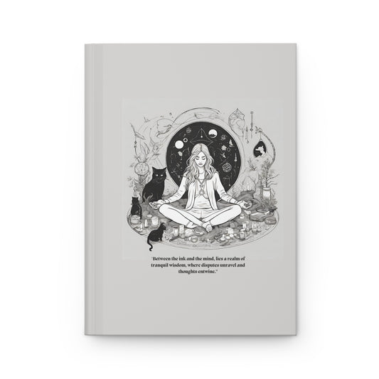 Mediate for a moment hardcover manifesting journal/notebook