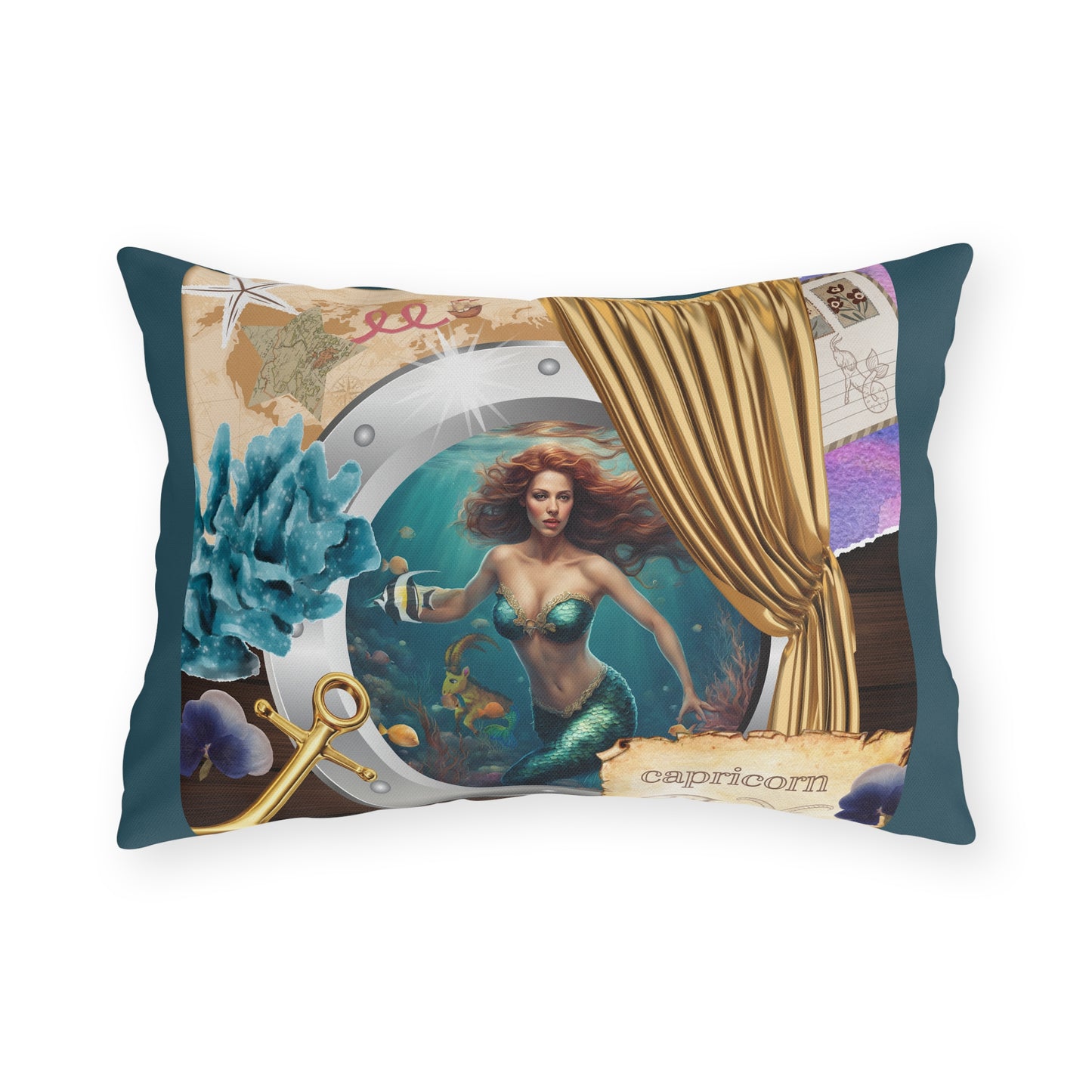 Outdoor Pillow - Capricorn Zodiac Sign