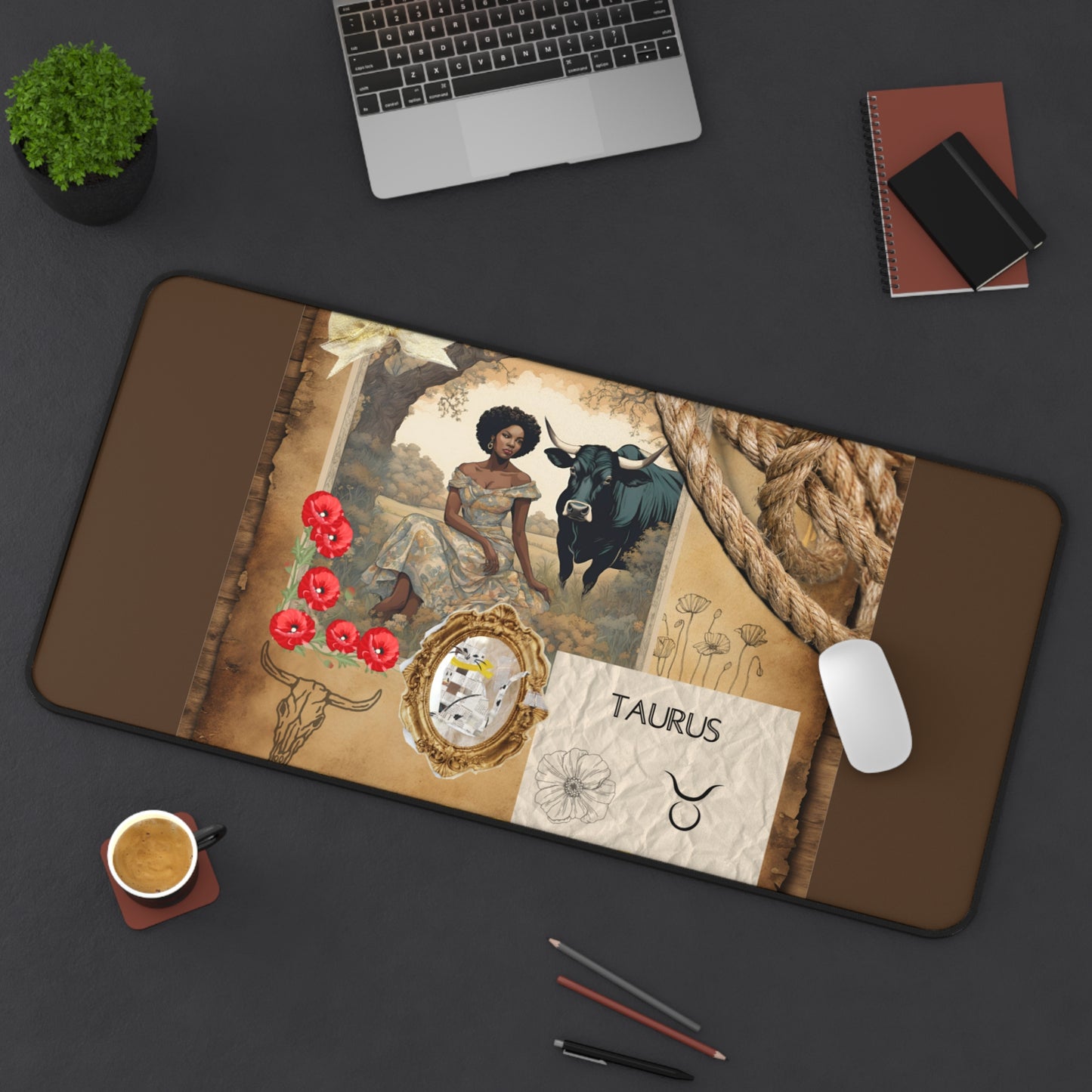 Zodiac Taurus Desk Mat