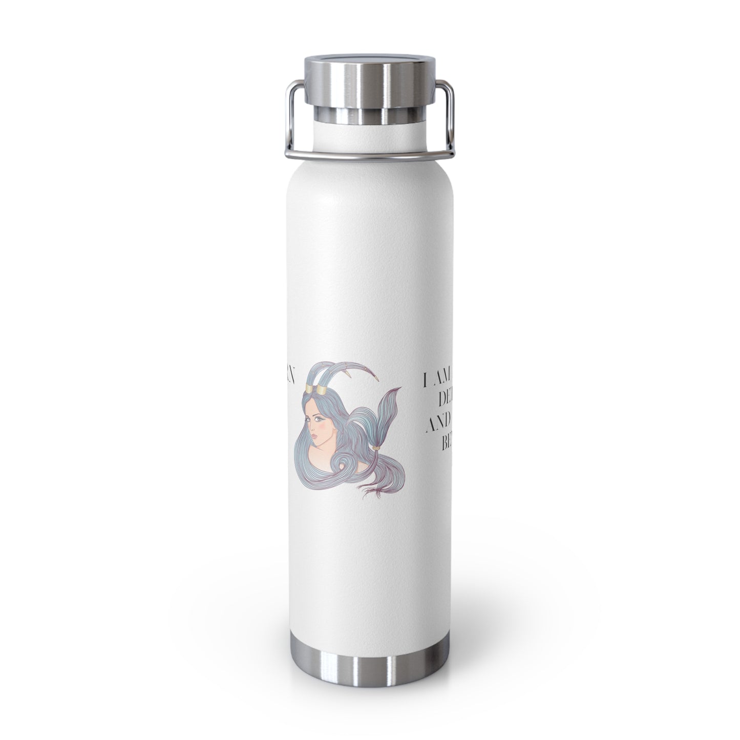 Zodiac Capricorn Copper Vacuum Insulated Bottle, 22oz