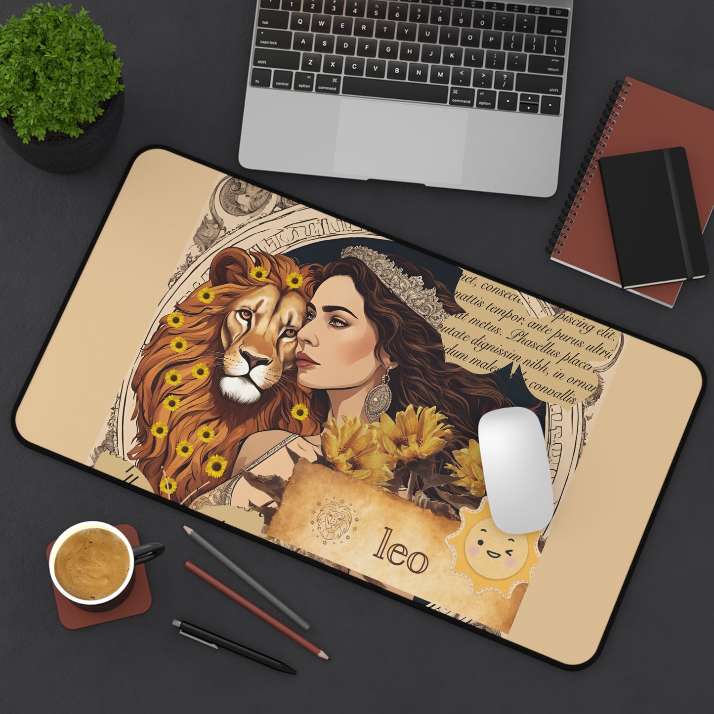 Zodiac Leo Desk Mat