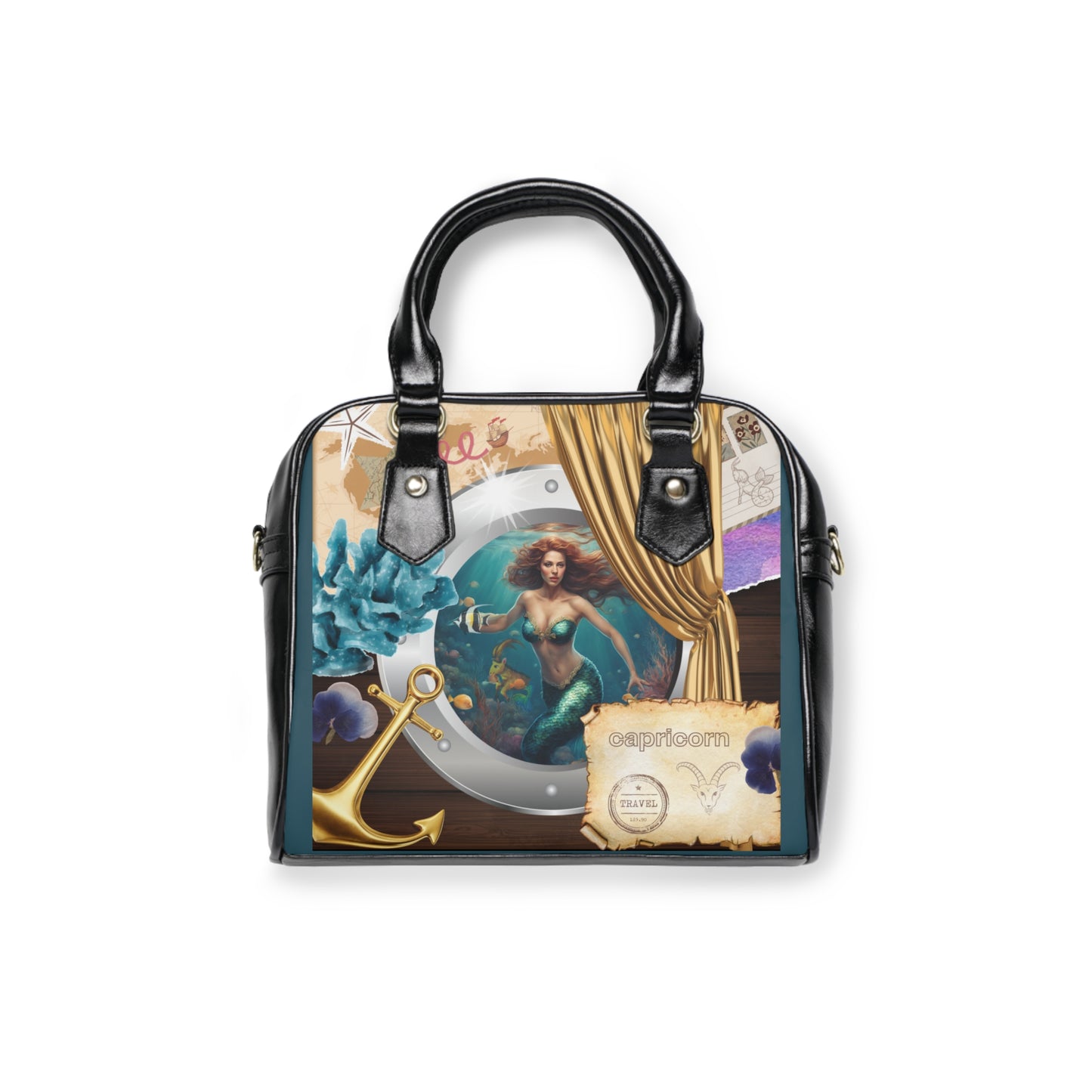 Zodiac Capricorn Shoulder Handbag