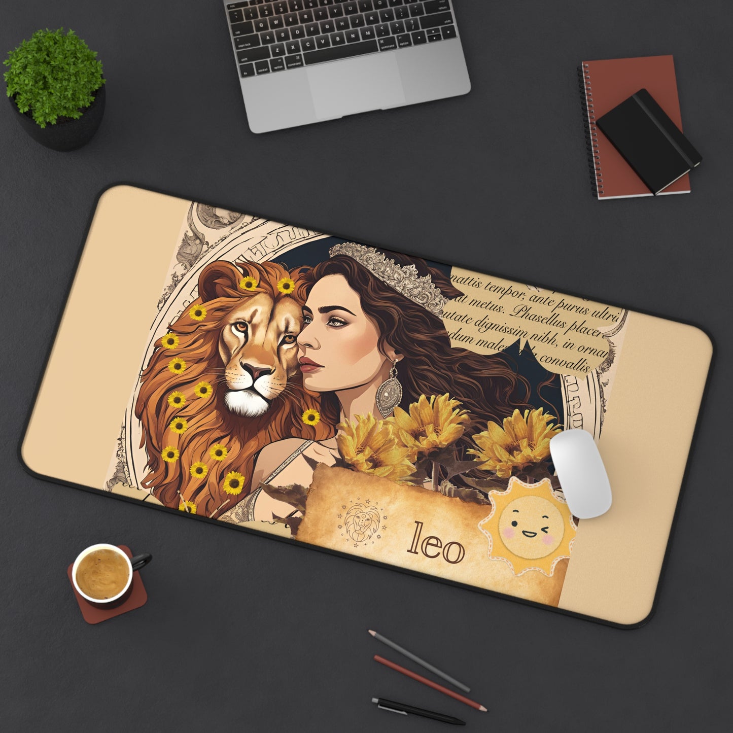 Zodiac Leo Desk Mat