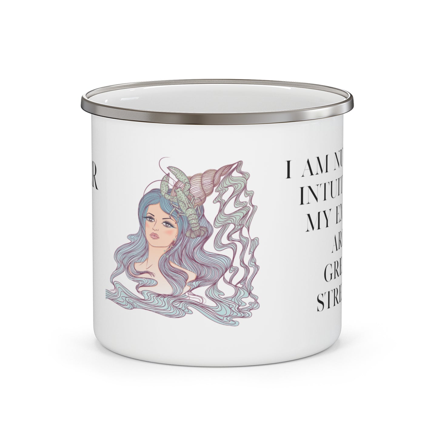 Zodiac Cancer Enamel Camping Mug