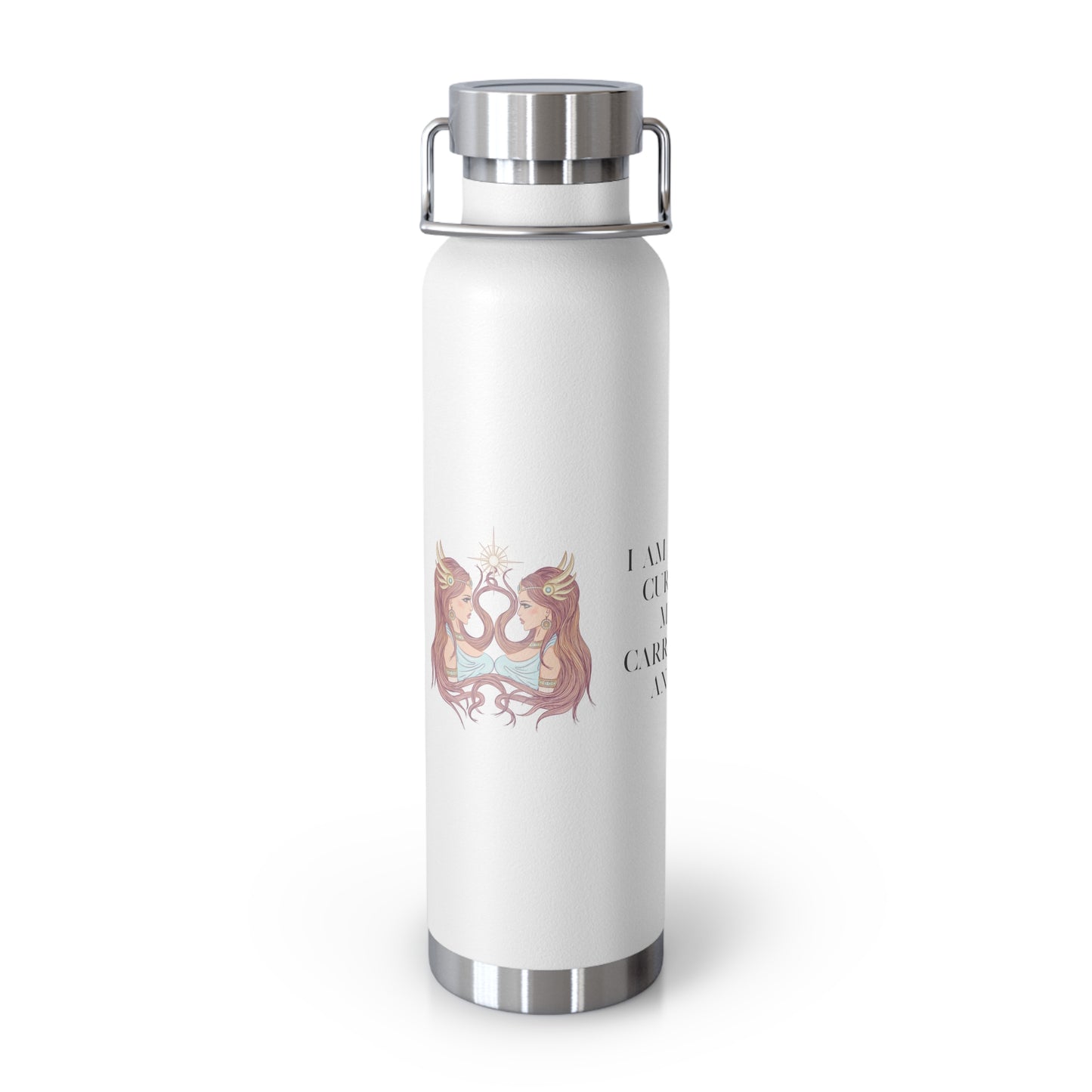 Zodiac Gemini Copper Vacuum Insulated Bottle, 22oz